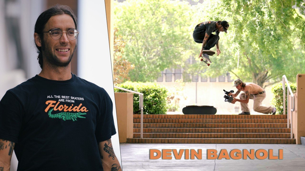 A product of Daytona Beach, Florida, Devin Bagnoli takes us back to where it all started in a fresh, full part titled “Daytona.” Devin’s hesh, chopper-riding, tattoo-laced style is impeccable when he steps on a board, and in this part — paying homage to his hometown — he puts it all on display. Created with only one week to film, Devin cranked out clip after clip for this one.<br /><br />Well-calculated with a creative eye for spots, Devin always seems to find a unique approach to what he’s skating. A master of minimalist spots, watch Devin’s huge snaps, quick flips and calm confidence come together in “Daytona.” And for good measure, he mixed in a few transition clips because Floridians can do it all. #platfrm <br /><br />Subscribe to the Platfrm channel!<br />https://bit.ly/4aScSzM<br /><br />Follow us on:<br />TikTok: https://www.tiktok.com/@the_platfrm<br />Instagram: http://instagram.com/theplatfrm<br />Facebook: http://facebook.com/theplatfrm<br />Twitter: http://twitter.com/the_platfrm