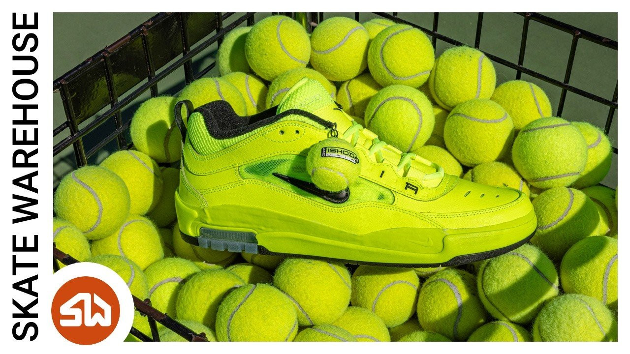 Nike SB releases the "Tennis Ball" colorway of Ishod Wair's Air Max shoes. Inspired by the court, built for skateboarding. Available now.<br /><br />Shop:<br />https://www.skatewarehouse.com/Nike_SB_Ishod_Skate_Shoes/catpage-NIKEISHOD.html<br /><br />Social:<br />Instagram https://www.instagram.com/skatewarehouse/<br />Facebook https://www.facebook.com/SkateWarehouse<br />TikTok https://www.tiktok.com/@skatewarehouse