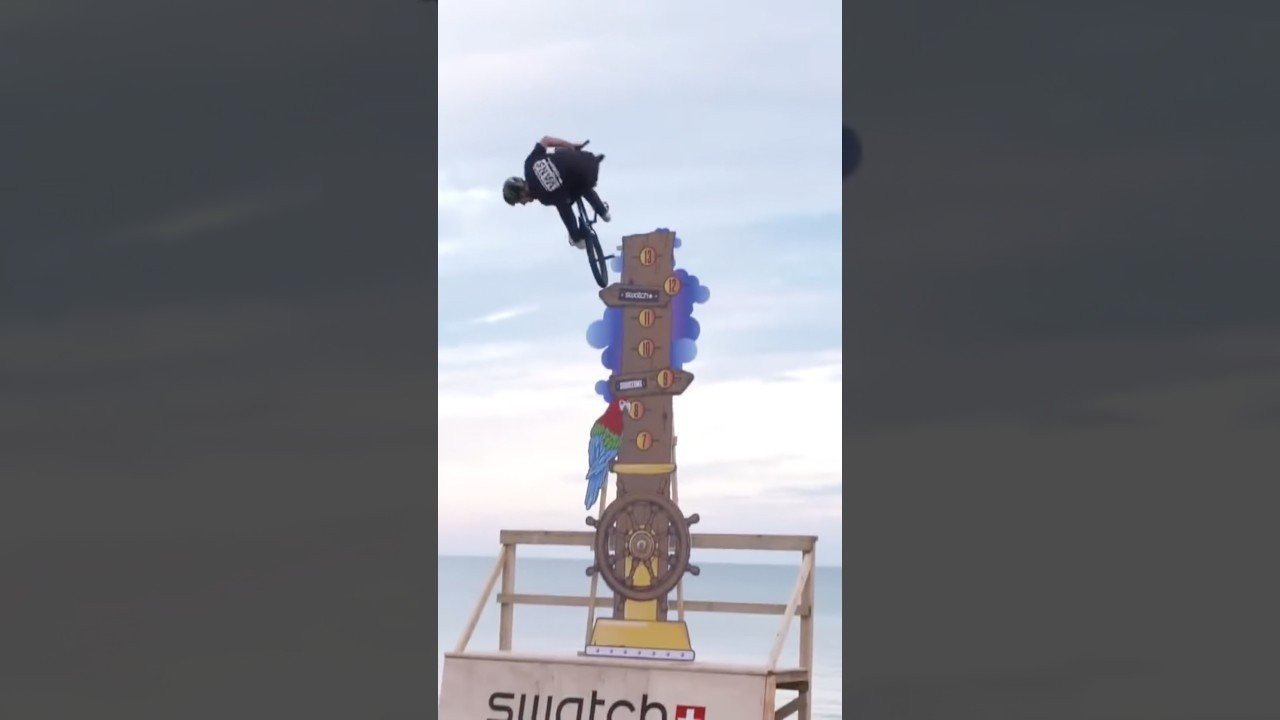 BMX 🔥 High Air crazyness with Larry Edgar #bmx #bike #bohbmx