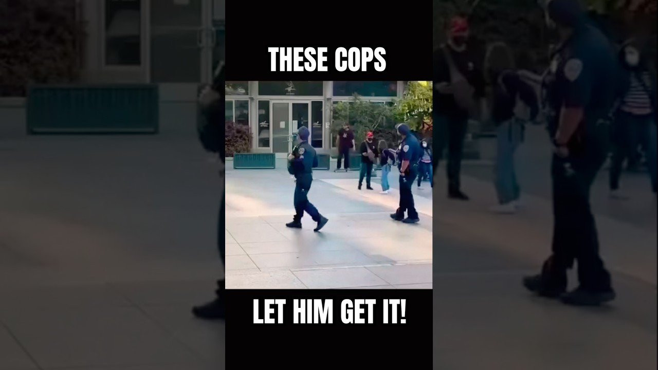 Skater VS 2 police officers, who you got?!<br /><br />If you know this skater please tag them in the comments so we can credit them properly.