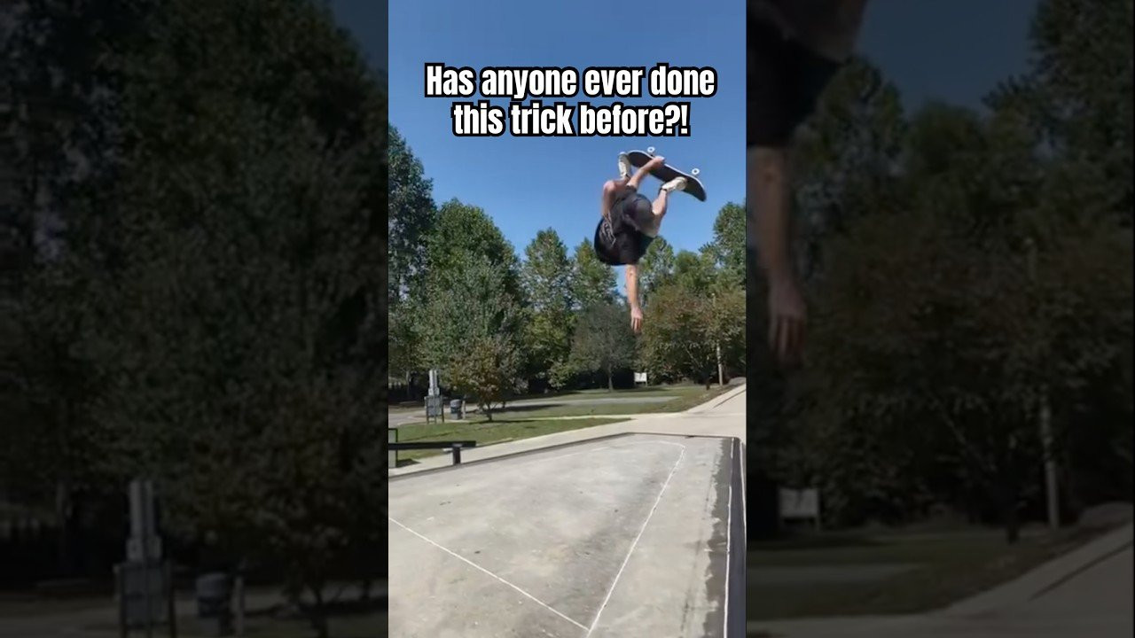 Backflip finger flip? <br /><br />Follow em for more! 👉 https://www.instagram.com/davidskate019?igsh=NTc4MTIwNjQ2YQ==