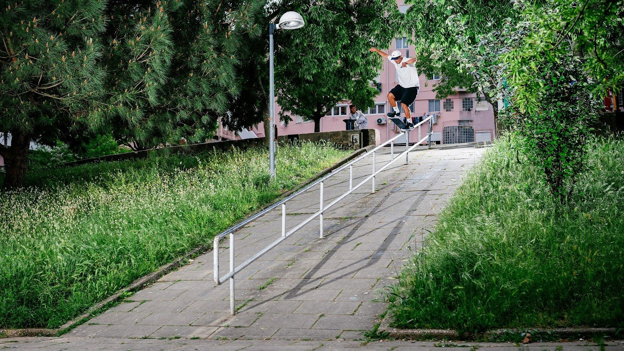 Carlos Ribeiro & Marcos De Souza go way back. They filmed Carlos’ ‘A Place For Everybody’ part, which turned out to be his big break into the skate industry. People who know this part will recognize the song, which they added another personal layer onto by having Carlos’ homie Doncesão rap about his life story. Enjoy.<br /><br />One skater & one filmer (hence the DUO) get 10 days to film a part in the city of Lisbon, Portugal. They compete for 22.000€ prize money in total.<br /><br />DUOS 2026:<br /><br />Patrick Praman & Devin Lopez<br />Carlos Ribeiro & Marcos De Souza<br />Daan Van der Linden & Enrique Mayor<br />Aleksei Krasniy & Dmitry Brylev<br />Jake Yanko & Bennet Rahm<br /><br />VXF Artist: Daniel Lang