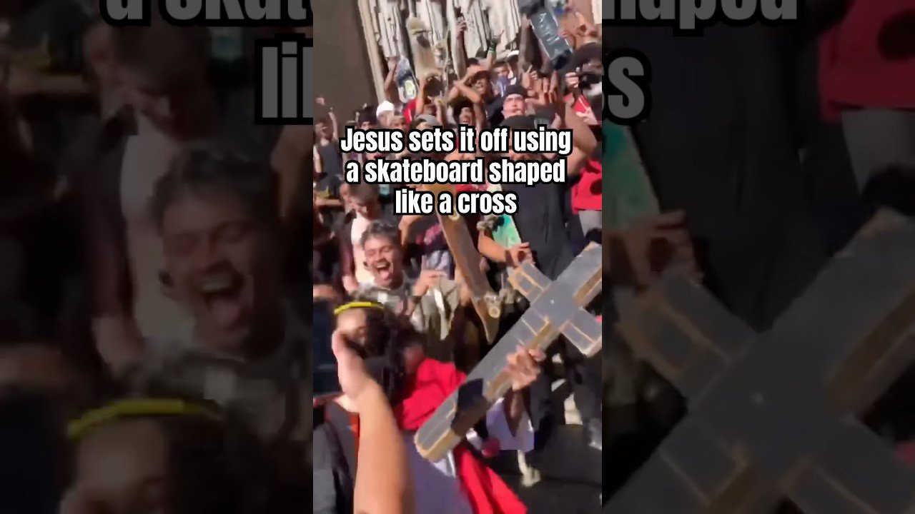 Only he could bring this type of energy.<br /><br />Follow em for more! 👉 https://www.instagram.com/jesusdoskate?igsh=NTc4MTIwNjQ2YQ==