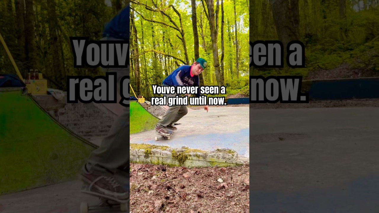 This is how a real skater grinds.<br /><br />Follow em for more! 👉 https://www.instagram.com/scum_water_diy?igsh=NTc4MTIwNjQ2YQ==