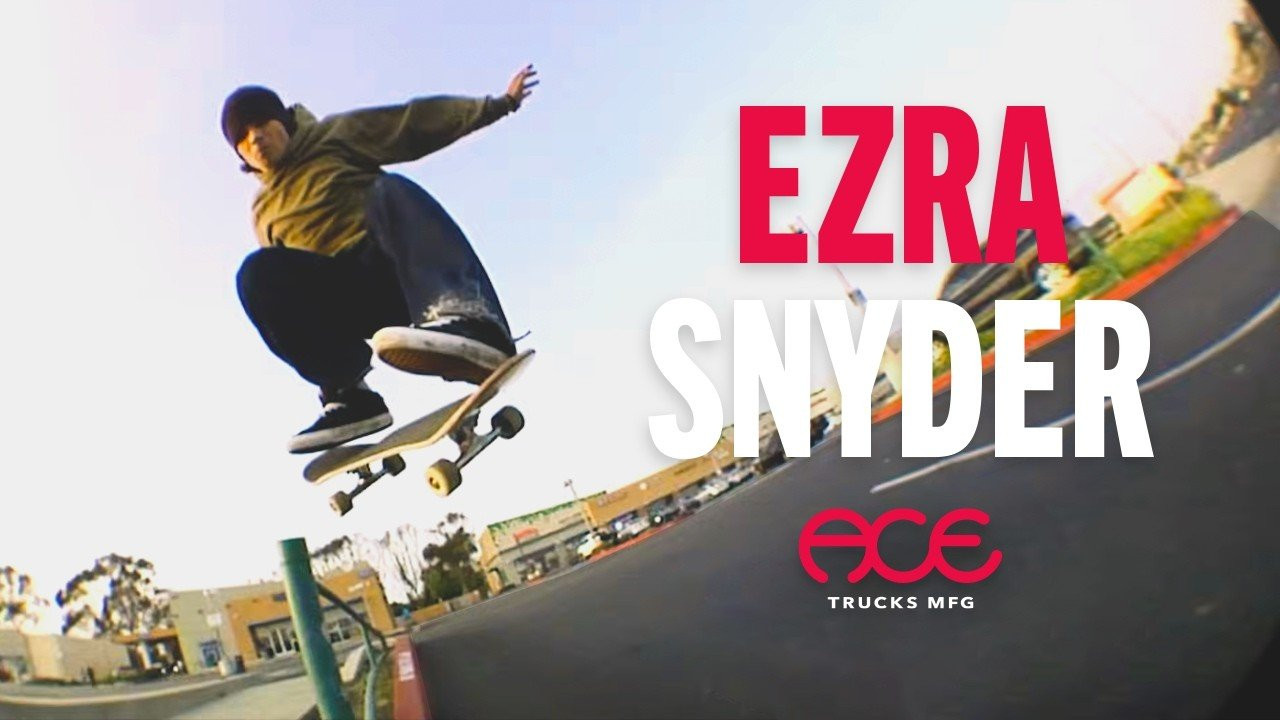Ezra Snyder has found a way to communicate his passion for skating by trick to spot selection. With a style that harkens back to a pre-internet skate zeitgeist, his approach and execution presents the viewer with a nostalgia yet to unfold.