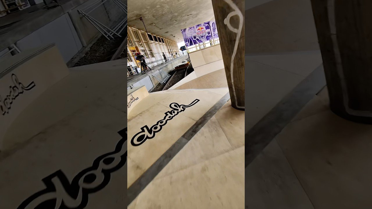 Jake Wooten sending it at Red Bull Skateable in Lausanne