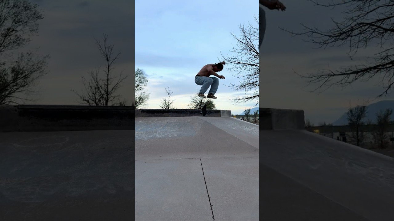 Nollie Bigspin Heelflip 270 AKA Nollie Gazelle Heelflip at Goose Gossage Skatepark by Ryan Heier in Colorado Springs. Filmed for Ritual Skateboards.<br /><br />#Nollie #RitualSkateboards #RyanHeier #Shorts #Skateboarding
