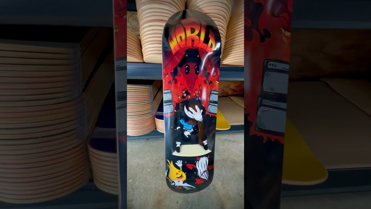 New Willy Jackson skateboard release!<br />Artwork by Nick Barthe