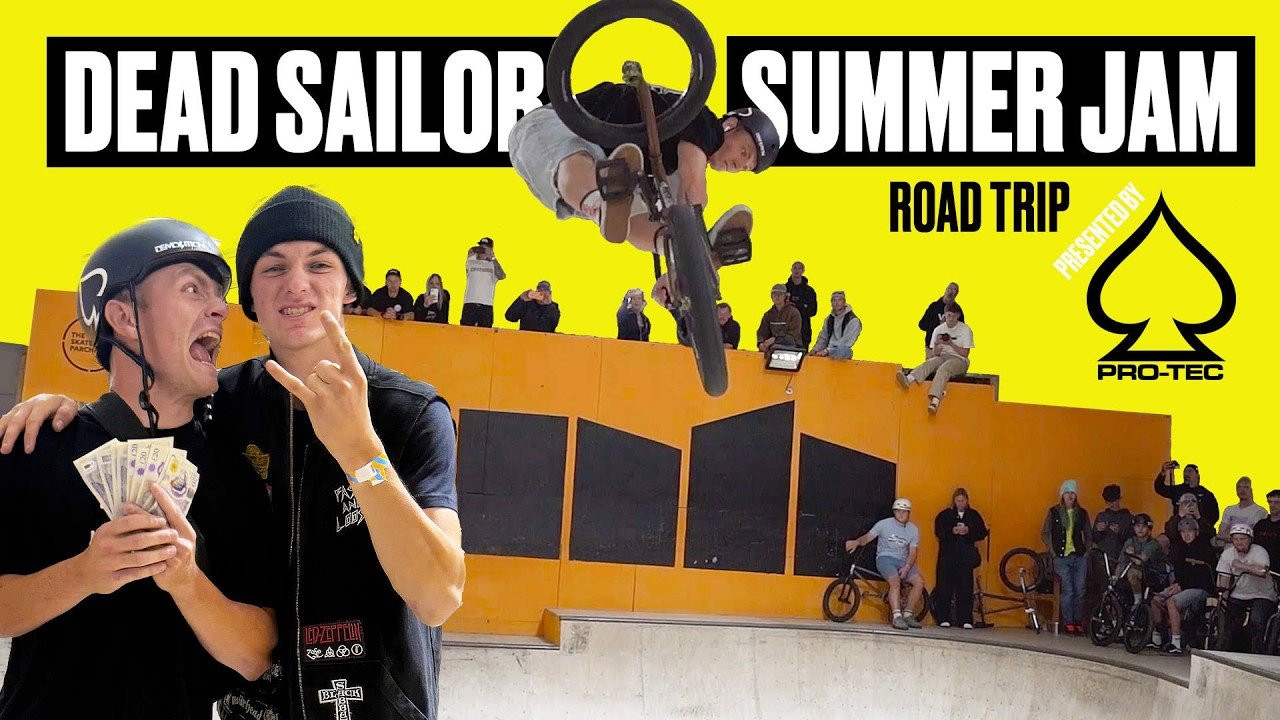 NEW DIG APPAREL https://shop.digbmx.com/collections/APPAREL-AND-MORE<br />-----<br /><br />Mount Hawk Skatepark played host to the Dead Sailor Summer Jam, presented by Pro Tec, a few weeks ago and now we've got all the best moments for you right here. 4Down's Tom Horton was on hand to film, and met up with Ike Duly and Alex Friday for some quick road-tripping action before heading down to the jam. Enjoy!<br /><br />https://protecbrand.com/<br />https://4downdistribution.com/<br /><br />Video by Tom Horton<br /><br />-----<br />Visit our website for more BMX videos - http://digbmx.com <br /><br />SUPPORT PROJECT X https://shop.digbmx.com/collections/project-x <br />SUBSCRIBE to the DIG channel for more videos - http://bit.ly/DigBMX<br /><br /> ● Facebook - https://facebook.com/digbmx <br /> ● Instagram - https://instagram.com/digbmx <br /><br />#BMX #DIGBMX