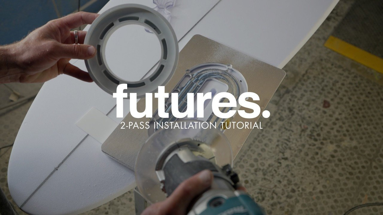 Learn how to properly use the Futures Fins 2-Pass Installation Kit to route and install your fin boxes perfectly every time. This step-by-step tutorial walks you through everything from unboxing the components and prepping your router to perfectly aligning the jig plates for both side and center fins.<br /><br />🛠️ In This Video:<br />Kit Overview: A breakdown of the ILT plate, shims, set fins, target, and specialized tools included in the box.<br />Router Setup: How to swap out the stock faceplate on a Makita RTO701C router slide for the custom Futures faceplate.<br />Side Fin Installation: Aligning the target template, checking plate height, adjusting for tail rocker, and completing both the track and flange passes.<br />Center Fin Installation: Tips for using the center-line hash marks and properly engaging the 1/2" shim for the center box track pass.<br /><br />⏱️ Video Timestamps:<br />00:00 - Unboxing the 2-Pass Installation Kit Components<br />01:06 - Modifying the Router Slide Faceplate<br />01:54 - Aligning the Jig Plate for the Side Fin Box<br />02:49 - Setting the Proper Router Bit Depth<br />02:59 - First Pass: Routing the Fin Box Track<br />03:26 - Second Pass: Routing the Fin Box Flange<br />04:05 - Checking the Side Fin Box Fitment<br />04:12 - Aligning the Jig Plate for the Center Fin Box<br />04:32 - Installing the Half-Inch Shim for the Center Box<br />04:41 - First Pass: Routing the Center Box Track<br />05:15 - Removing the Shim for the Flange Pass<br />05:33 - Second Pass: Routing the Center Box Flange<br />05:54 - Final Fitment Check Before Setting the Boxes