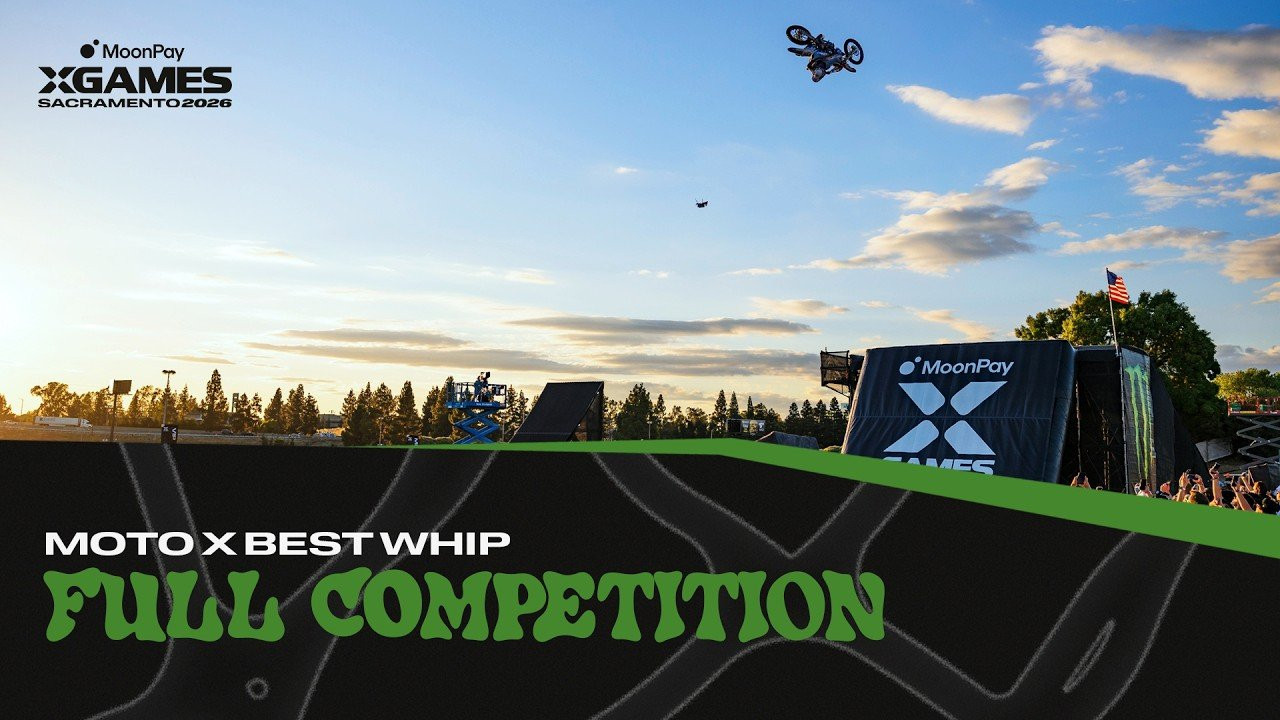 Watch the full Moto X Best Whip competition at MoonPay X Games Sacramento 2026!<br /><br />Best Whip is a fan-favorite Moto X discipline where riders throw their bikes sideways in mid-air and bring them back straight before landing — all for style points. With no timed runs or specific trick requirements, it’s all about amplitude, control, and how sideways you can go.<br /><br />____<br /><br />X Games — your destination for all things action sports, music, lifestyle and everything in between. <br /><br />Visit our official homepage at http://xgames.com for more coverage and highlights.<br /><br />SUBSCRIBE: https://www.youtube.com/XGames<br /><br />Check us on Social @XGames:<br />Instagram ► https://instagram.com/xgames<br />TikTok ► https://www.tiktok.com/@XGames<br />Twitter ► https://twitter.com/xgames<br />Facebook ► https://facebook.com/XGames<br />Twitch ► https://www.twitch.tv/xgames<br />Snapchat ► @xgames<br /><br />Thanks for watching #XGames!