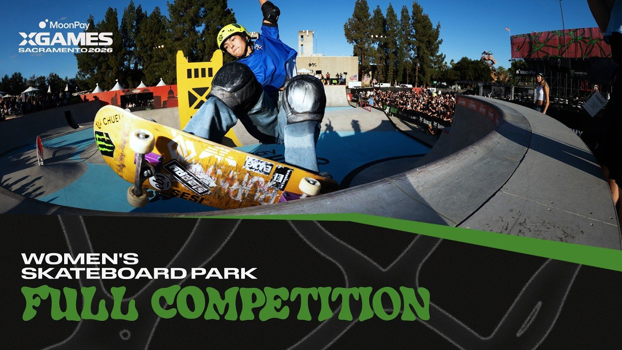 Watch the full Women's Skateboard Park competition at MoonPay X Games Sacramento 2026!<br /><br />Park is a style of skateboarding featuring a variety of obstacles such as ramps, bowls, quarterpipes and ledges arranged in a challenging and creative layout. Skateboarders use these obstacles to perform a variety of tricks, airs and grinds, incorporating a majority or all features into a single run. Competitors will be judged based on execution of maneuvers, degree of difficulty, variety, continuity of run, originality and style, amplitude (height of airs) and use of the course.<br /><br />____<br /><br />X Games — your destination for all things action sports, music, lifestyle and everything in between. <br /><br />Visit our official homepage at http://xgames.com for more coverage and highlights.<br /><br />SUBSCRIBE: https://www.youtube.com/XGames<br /><br />Check us on Social @XGames:<br />Instagram ► https://instagram.com/xgames<br />TikTok ► https://www.tiktok.com/@XGames<br />Twitter ► https://twitter.com/xgames<br />Facebook ► https://facebook.com/XGames<br />Twitch ► https://www.twitch.tv/xgames<br />Snapchat ► @xgames<br /><br />Thanks for watching #XGames!