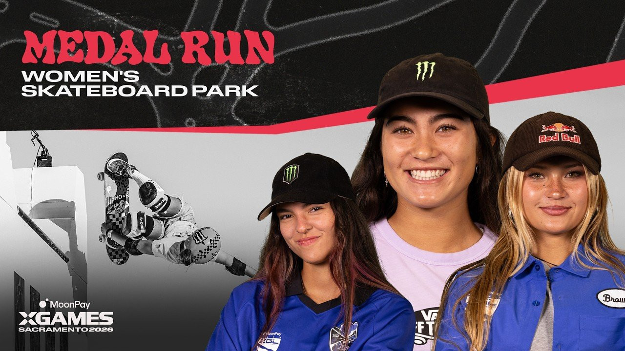 Watch the Top 3 Medal Runs from Women's Skateboard Park competition at MoonPay X Games Sacramento 2026!<br /><br />Park is a style of skateboarding featuring a variety of obstacles such as ramps, bowls, quarterpipes and ledges arranged in a challenging and creative layout. Skateboarders use these obstacles to perform a variety of tricks, airs and grinds, incorporating a majority or all features into a single run. Competitors will be judged based on execution of maneuvers, degree of difficulty, variety, continuity of run, originality and style, amplitude (height of airs) and use of the course.<br /><br />____<br /><br />X Games — your destination for all things action sports, music, lifestyle and everything in between. <br /><br />Visit our official homepage at http://xgames.com for more coverage and highlights.<br /><br />SUBSCRIBE: https://www.youtube.com/XGames<br /><br />Check us on Social @XGames:<br />Instagram ► https://instagram.com/xgames<br />TikTok ► https://www.tiktok.com/@XGames<br />Twitter ► https://twitter.com/xgames<br />Facebook ► https://facebook.com/XGames<br />Twitch ► https://www.twitch.tv/xgames<br />Snapchat ► @xgames<br /><br />Thanks for watching #XGames!