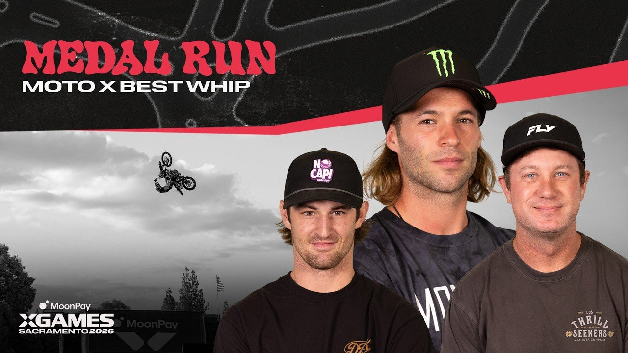 Watch the Top 3 Medal Runs from Moto X Best Whip competition at MoonPay X Games Sacramento 2026!<br /><br />Best Whip is a fan-favorite Moto X discipline where riders throw their bikes sideways in mid-air and bring them back straight before landing — all for style points. With no timed runs or specific trick requirements, it’s all about amplitude, control, and how sideways you can go.<br /><br />____<br /><br />X Games — your destination for all things action sports, music, lifestyle and everything in between. <br /><br />Visit our official homepage at http://xgames.com for more coverage and highlights.<br /><br />SUBSCRIBE: https://www.youtube.com/XGames<br /><br />Check us on Social @XGames:<br />Instagram ► https://instagram.com/xgames<br />TikTok ► https://www.tiktok.com/@XGames<br />Twitter ► https://twitter.com/xgames<br />Facebook ► https://facebook.com/XGames<br />Twitch ► https://www.twitch.tv/xgames<br />Snapchat ► @xgames<br /><br />Thanks for watching #XGames!
