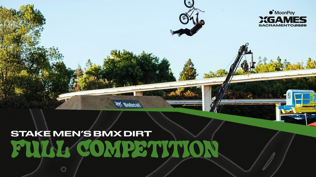 Watch the full Stake BMX Dirt competition from X Games Sacramento 2026!<br /><br />Born from the rhythmic trails riding, BMX Dirt competitions date back decades. In fact, Dirt was one of just two BMX disciplines contested at the first X Games in 1995. The X Games Dirt course is never the same, changing in size and flow from year-to-year. The course usually features between four and six jumps, and riders start from a raised platform that provides the speed necessary to negotiate the course. The jump takeoff lips typically are eight to 11 feet high, and riders jump over gaps that vary from 14 to 30 feet long. The competition is judged on amplitude, creativity, style, difficulty of tricks and flow of run.<br /><br />____<br /><br />X Games — your destination for all things action sports, music, lifestyle and everything in between. <br /><br />Visit our official homepage at http://xgames.com for more coverage and highlights.<br /><br />SUBSCRIBE: https://www.youtube.com/XGames<br /><br />Check us on Social @XGames:<br />Instagram ► https://instagram.com/xgames<br />TikTok ► https://www.tiktok.com/@XGames<br />Twitter ► https://twitter.com/xgames<br />Facebook ► https://facebook.com/XGames<br />Twitch ► https://www.twitch.tv/xgames<br />Snapchat ► @xgames<br /><br />Thanks for watching #XGames!