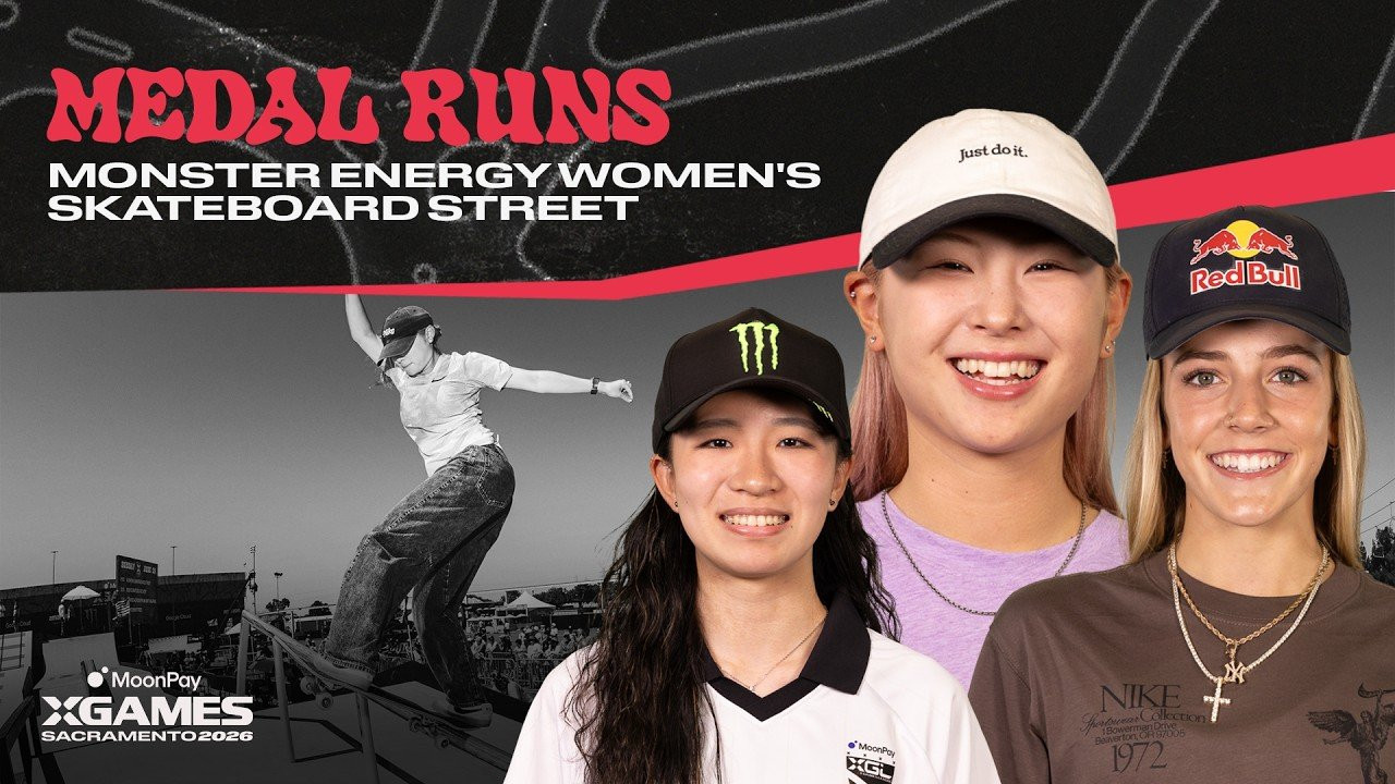 Watch the Top 3 Medal Runs from Monster Energy Women's Skateboard Street competition from MoonPay X Games Sacramento 2026!<br /><br />Street is a style of skateboarding that takes place on a course simulating urban terrain using everyday objects such as curbs, stairs, handrails, benches and quarterpipes as obstacles. Skateboarders use these obstacles to perform a variety of tricks, grinds and board flips, often combining multiple maneuvers into a single trick. Skateboard Street requires a high level of creativity, adaptability and technical skill, as riders must navigate the urban landscape and perform with precision and control. Competitions in skateboard street involve riders performing a series of timed runs, with judges evaluating the difficulty, execution and originality of their tricks.<br /><br />____<br /><br />X Games — your destination for all things action sports, music, lifestyle and everything in between. <br /><br />Visit our official homepage at http://xgames.com for more coverage and highlights.<br /><br />SUBSCRIBE: https://www.youtube.com/XGames<br /><br />Check us on Social @XGames:<br />Instagram ► https://instagram.com/xgames<br />TikTok ► https://www.tiktok.com/@XGames<br />Twitter ► https://twitter.com/xgames<br />Facebook ► https://facebook.com/XGames<br />Twitch ► https://www.twitch.tv/xgames<br />Snapchat ► @xgames<br /><br />Thanks for watching #XGames!