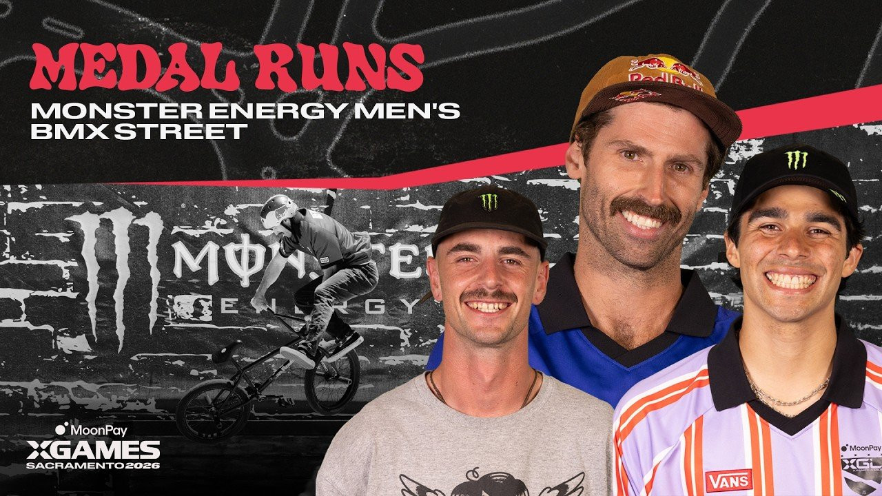 Watch the Top 3 Medal Runs from Monster Energy Men's BMX Street competition from MoonPay X Games Sacramento 2026!<br /><br />BMX street contests approximate the most common form of urban BMX riding, utilizing obstacles common to city settings – like handrails, stairs, ledges, benches and outdoor tables – on a purpose-built course. Competitors do an assortment of grinds, tailwhips, rotations, gap-to-obstacle tricks and more on the course, often combining multiple maneuvers into a single trick. BMX street requires a high level of creativity, adaptability and technical skill, as riders must navigate the urban landscape and perform tricks with precision and control. In competitions, judges evaluate the difficulty, execution and originality of tricks.<br /><br />____<br /><br />X Games — your destination for all things action sports, music, lifestyle and everything in between. <br /><br />Visit our official homepage at http://xgames.com for more coverage and highlights.<br /><br />SUBSCRIBE: https://www.youtube.com/XGames<br /><br />Check us on Social @XGames:<br />Instagram ► https://instagram.com/xgames<br />TikTok ► https://www.tiktok.com/@XGames<br />Twitter ► https://twitter.com/xgames<br />Facebook ► https://facebook.com/XGames<br />Twitch ► https://www.twitch.tv/xgames<br />Snapchat ► @xgames<br /><br />Thanks for watching #XGames!