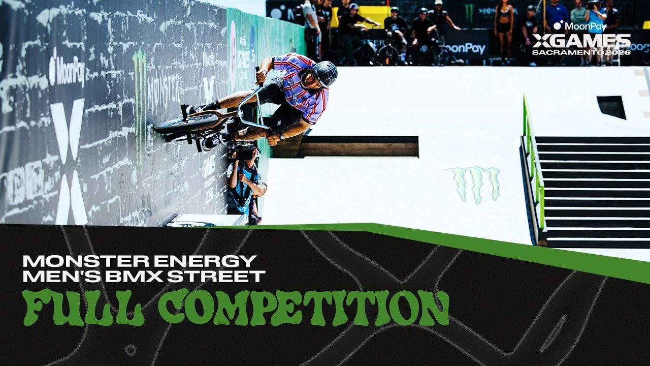 Watch the full Men's Monster Energy Men's BMX Street competition from MoonPay X Games Sacramento 2026!<br /><br />BMX street contests approximate the most common form of urban BMX riding, utilizing obstacles common to city settings – like handrails, stairs, ledges, benches and outdoor tables – on a purpose-built course. Competitors do an assortment of grinds, tailwhips, rotations, gap-to-obstacle tricks and more on the course, often combining multiple maneuvers into a single trick. BMX street requires a high level of creativity, adaptability and technical skill, as riders must navigate the urban landscape and perform tricks with precision and control. In competitions, judges evaluate the difficulty, execution and originality of tricks.<br /><br />____<br /><br />X Games — your destination for all things action sports, music, lifestyle and everything in between. <br /><br />Visit our official homepage at http://xgames.com for more coverage and highlights.<br /><br />SUBSCRIBE: https://www.youtube.com/XGames<br /><br />Check us on Social @XGames:<br />Instagram ► https://instagram.com/xgames<br />TikTok ► https://www.tiktok.com/@XGames<br />Twitter ► https://twitter.com/xgames<br />Facebook ► https://facebook.com/XGames<br />Twitch ► https://www.twitch.tv/xgames<br />Snapchat ► @xgames<br /><br />Thanks for watching #XGames!