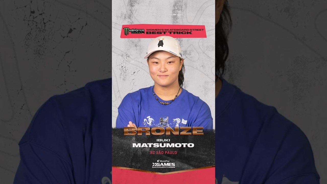 Ibuki Matsumoto brings back bronze for XC São Paulo with a kickflip frontside boardslide down the 12-stair handrail in @monsterenergy Women’s Skateboard Street Best Trick at @moonpay X Games Sacramento! 🥉<br />____<br /><br />X Games — your destination for all things action sports, music, lifestyle and everything in between. <br /><br />Visit our official homepage at http://xgames.com for more coverage and highlights.<br /><br />SUBSCRIBE: https://www.youtube.com/XGames<br /><br />Check us on Social @XGames:<br />Instagram ► https://instagram.com/xgames<br />TikTok ► https://www.tiktok.com/@XGames<br />Twitter ► https://twitter.com/xgames<br />Facebook ► https://facebook.com/XGames<br />Twitch ► https://www.twitch.tv/xgames<br />Snapchat ► @xgames<br /><br />Thanks for watching #XGames!