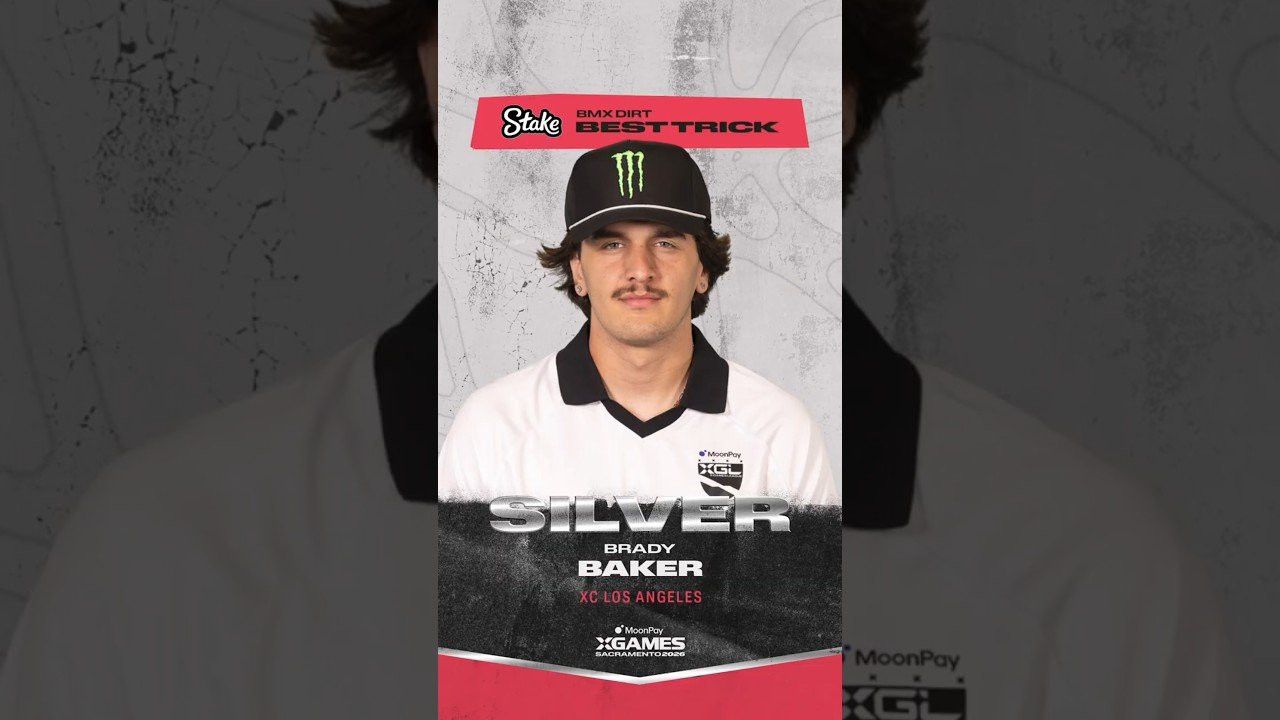 Brady Baker snags silver for XC LA with a tailwhip twister in @stake BMX Dirt Best Trick at @moonpay X Games Sacramento! 🥈<br />____<br /><br />X Games — your destination for all things action sports, music, lifestyle and everything in between. <br /><br />Visit our official homepage at http://xgames.com for more coverage and highlights.<br /><br />SUBSCRIBE: https://www.youtube.com/XGames<br /><br />Check us on Social @XGames:<br />Instagram ► https://instagram.com/xgames<br />TikTok ► https://www.tiktok.com/@XGames<br />Twitter ► https://twitter.com/xgames<br />Facebook ► https://facebook.com/XGames<br />Twitch ► https://www.twitch.tv/xgames<br />Snapchat ► @xgames<br /><br />Thanks for watching #XGames!