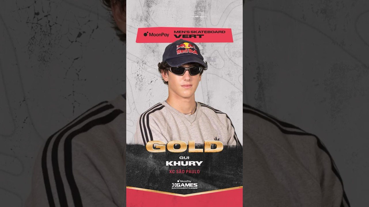 Gui Khury wins gold for XC São Paulo in MoonPay Men’s Skateboard Vert at @moonpay X Games Sacramento! 🥇<br />____<br /><br />X Games — your destination for all things action sports, music, lifestyle and everything in between. <br /><br />Visit our official homepage at http://xgames.com for more coverage and highlights.<br /><br />SUBSCRIBE: https://www.youtube.com/XGames<br /><br />Check us on Social @XGames:<br />Instagram ► https://instagram.com/xgames<br />TikTok ► https://www.tiktok.com/@XGames<br />Twitter ► https://twitter.com/xgames<br />Facebook ► https://facebook.com/XGames<br />Twitch ► https://www.twitch.tv/xgames<br />Snapchat ► @xgames<br /><br />Thanks for watching #XGames!