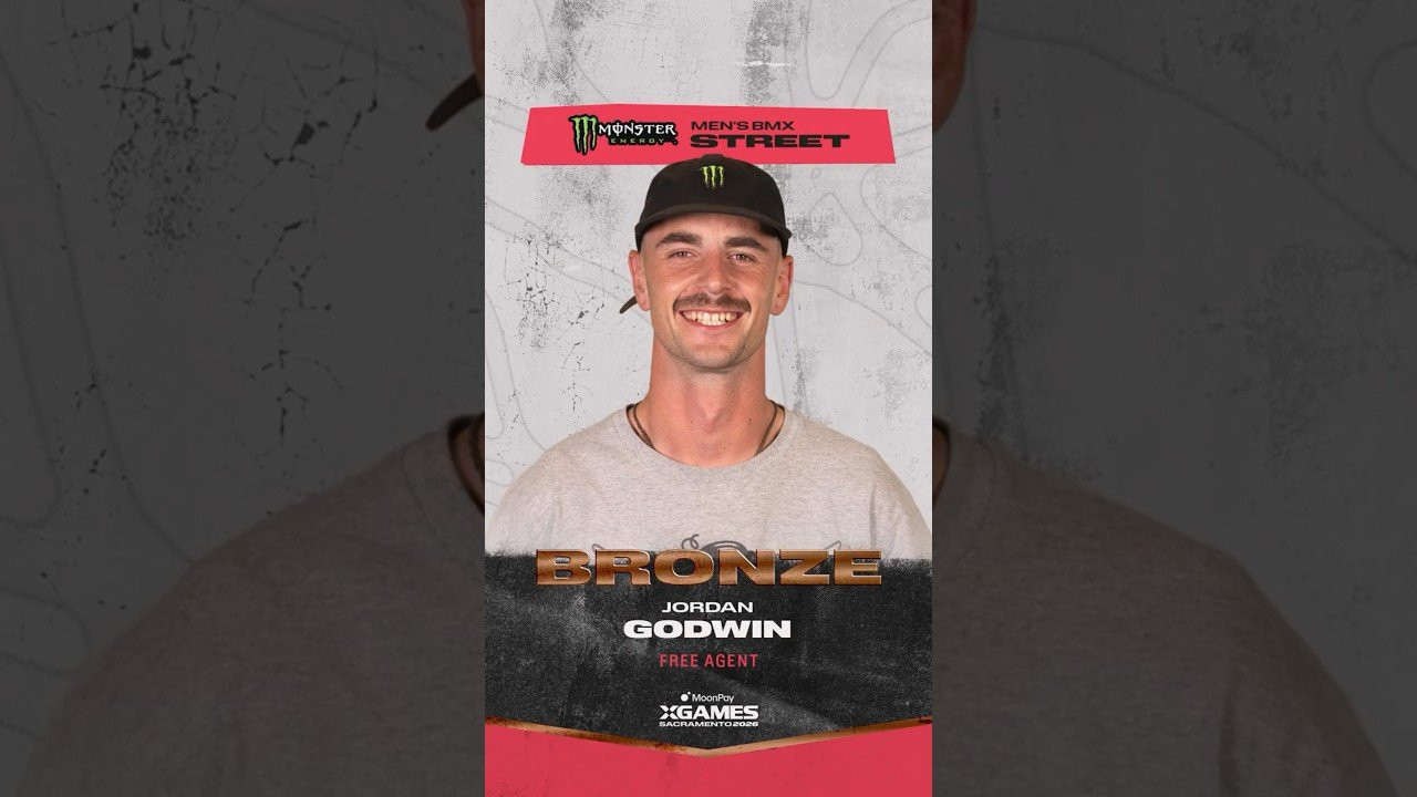 Jordan Godwin brings home the bronze in @monsterenergy Men’s BMX Street at @moonpay X Games Sacramento! 🥉<br />____<br /><br />X Games — your destination for all things action sports, music, lifestyle and everything in between. <br /><br />Visit our official homepage at http://xgames.com for more coverage and highlights.<br /><br />SUBSCRIBE: https://www.youtube.com/XGames<br /><br />Check us on Social @XGames:<br />Instagram ► https://instagram.com/xgames<br />TikTok ► https://www.tiktok.com/@XGames<br />Twitter ► https://twitter.com/xgames<br />Facebook ► https://facebook.com/XGames<br />Twitch ► https://www.twitch.tv/xgames<br />Snapchat ► @xgames<br /><br />Thanks for watching #XGames!
