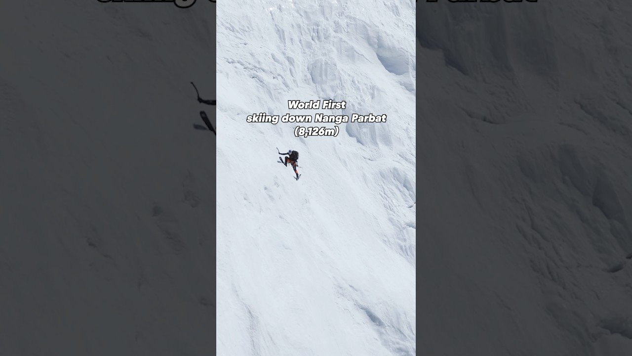 Andrzej Bargiel has just become the first person to climb up and ski down Nanga Parbat (8,126m) without supplementary oxygen. That’s 5/5 of Pakistan’s 8,000 meter peaks 🗻<br /><br />#givesyouwiiings