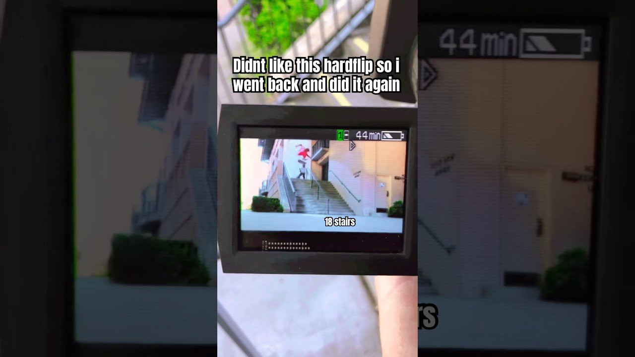 18 stair hardflip DONE TWICE!! 🤯<br /><br />Follow em! 👉 https://www.instagram.com/whatwillid0?igsh=NTc4MTIwNjQ2YQ==