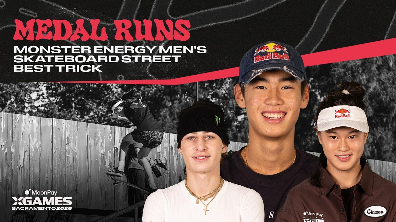 Watch the Top 3 Medal Runs from Monster Energy Men’s Skateboard Street Best Trick competition from MoonPay X Games Sacramento 2026!<br /><br />Street is a style of skateboarding that takes place on a course simulating urban terrain using everyday objects such as curbs, stairs, handrails, benches and quarterpipes as obstacles. Skateboarders use these obstacles to perform a variety of tricks, grinds and board flips, often combining multiple maneuvers into a single trick. Skateboard street requires a high level of creativity, adaptability and technical skill, as riders must navigate the urban landscape and perform with precision and control. Skateboard Street Best Trick sees riders performing a single trick on a chosen feature, with judges evaluating them on difficulty, execution and originality<br /><br />____<br /><br />X Games — your destination for all things action sports, music, lifestyle and everything in between. <br /><br />Visit our official homepage at http://xgames.com for more coverage and highlights.<br /><br />SUBSCRIBE: https://www.youtube.com/XGames<br /><br />Check us on Social @XGames:<br />Instagram ► https://instagram.com/xgames<br />TikTok ► https://www.tiktok.com/@XGames<br />Twitter ► https://twitter.com/xgames<br />Facebook ► https://facebook.com/XGames<br />Twitch ► https://www.twitch.tv/xgames<br />Snapchat ► @xgames<br /><br />Thanks for watching #XGames!