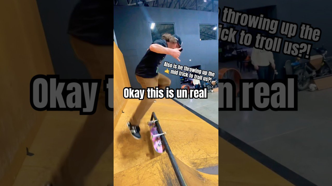 This trick doesnt have an official name. (Yet) 🤔<br /><br />One of the most creative skaters in the world.<br /><br />Follow Mr. Street Genius for more! 👉 https://www.instagram.com/reel/DN6ecH_jiL8/?igsh=NTc4MTIwNjQ2YQ==