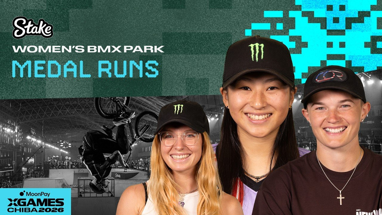 Watch the Top 3 Medal Runs from Stake Women's BMX Park competition from MoonPay X Games Chiba 2026!<br /><br />Women's BMX Park Medalists:<br />🥇 Miharu Ozawa<br />🥈 Hannah Roberts<br />🥉 Kim Mueller<br /><br />BMX Park blends technical street tricks with high-flying aerials on a course packed with ramps, walls, rails and transitions. Riders throw down back-to-back tricks with speed, flow, and style as judges look for difficulty, originality, and execution. Don’t miss this showcase of progression and power from the best women in BMX.<br /><br />____<br /><br />X Games — your destination for all things action sports, music, lifestyle and everything in between. <br /><br />Visit our official homepage at http://xgames.com for more coverage and highlights.<br /><br />SUBSCRIBE: https://www.youtube.com/XGames<br /><br />Check us on Social @XGames:<br />Instagram ► https://instagram.com/xgames<br />TikTok ► https://www.tiktok.com/@XGames<br />Twitter ► https://twitter.com/xgames<br />Facebook ► https://facebook.com/XGames<br />Twitch ► https://www.twitch.tv/xgames<br />Snapchat ► @xgames<br /><br />Thanks for watching #XGames!