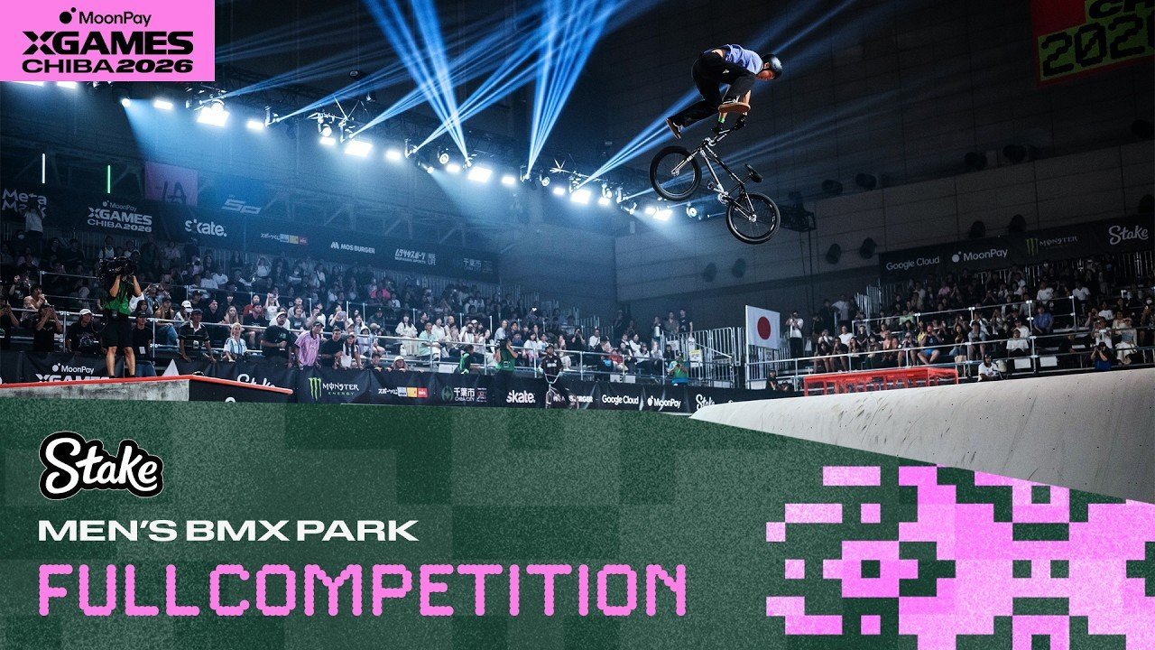 Watch the full Stake Men’s BMX Park competition at MoonPay X Games Chiba 2026!<br /><br />BMX Park Athletes:<br />✖️ Brady Baker<br />✖️ Jose Torres<br />✖️ Daniel Sandoval<br />✖️ Rim Nakamura<br />✖️ Kieran Reilly<br />✖️ Marcus Christopher<br />✖️ Logan Martin<br />✖️ Justin Dowell<br /><br />Park is a style of BMX riding featuring a variety of obstacles such as ramps, bowls, quarterpipes and box jumps arranged in a challenging and creative layout. Riders use these obstacles to perform a variety of tricks, airs and grinds, incorporating a majority or all features into a single run. Using the contours of the course to gain speed instead of pedaling, X Games Park BMX riders use the obstacles for the air necessary to do huge tricks like 720s, double tailwhip combos and various inverts. Competitors are judged based on execution of maneuvers, degree of difficulty, variety, flow, originality, style and amplitude (height of airs). BMX riders compete in 3 runs.<br /><br />____<br /><br />X Games — your destination for all things action sports, music, lifestyle and everything in between. <br /><br />Visit our official homepage at http://xgames.com for more coverage and highlights.<br /><br />SUBSCRIBE: https://www.youtube.com/XGames<br /><br />Check us on Social @XGames:<br />✖️ Instagram ► https://instagram.com/xgames<br />✖️ TikTok ► https://www.tiktok.com/@XGames<br />✖️ X/Twitter ► https://twitter.com/xgames<br />✖️ Facebook ► https://facebook.com/XGames<br />✖️ Twitch ► https://www.twitch.tv/xgames<br />✖️ Snapchat ► @xgames<br /><br />Thanks for watching #XGames!