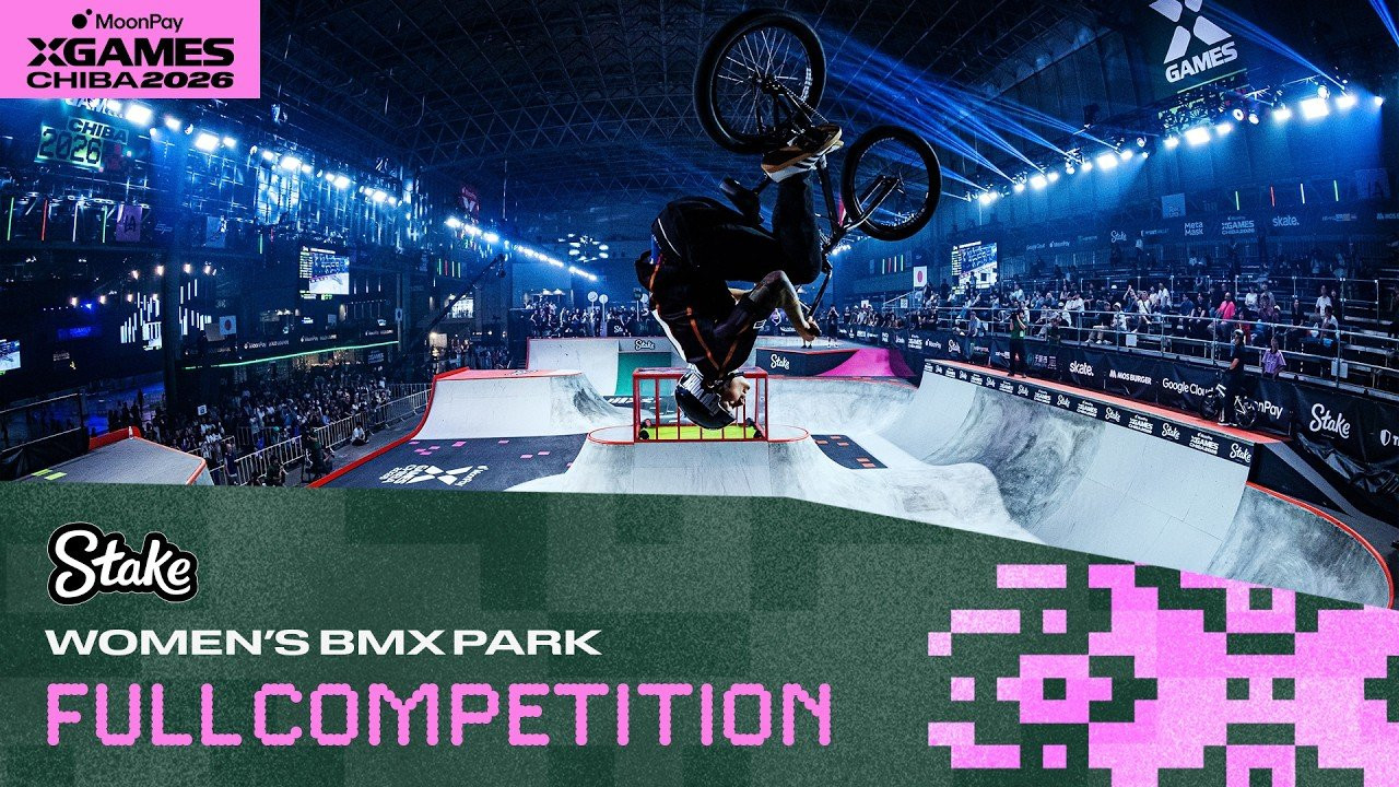 Watch the full Stake Women's BMX Park competition from MoonPay X Games Chiba 2026!<br /><br />BMX Park Athletes:<br />✖️ Maca Perez Grasset<br />✖️ Lara Lessmann<br />✖️ Nikita Ducarroz<br />✖️ Queen Villegas<br />✖️ Perris Benegas<br />✖️ Kim Mueller<br />✖️ Hannah Roberts<br />✖️ Miharu Ozawa<br /><br />BMX Park blends technical street tricks with high-flying aerials on a course packed with ramps, walls, rails and transitions. Riders throw down back-to-back tricks with speed, flow, and style as judges look for difficulty, originality, and execution. Don’t miss this showcase of progression and power from the best women in BMX.<br /><br />____<br /><br />X Games — your destination for all things action sports, music, lifestyle and everything in between. <br /><br />Visit our official homepage at http://xgames.com for more coverage and highlights.<br /><br />SUBSCRIBE: https://www.youtube.com/XGames<br /><br />Check us on Social @XGames:<br />✖️ Instagram ► https://instagram.com/xgames<br />✖️ TikTok ► https://www.tiktok.com/@XGames<br />✖️ X/Twitter ► https://twitter.com/xgames<br />✖️ Facebook ► https://facebook.com/XGames<br />✖️ Twitch ► https://www.twitch.tv/xgames<br />✖️ Snapchat ► @xgames<br /><br />Thanks for watching #XGames!