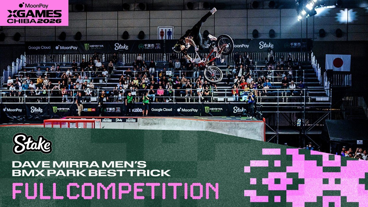 Watch the full Stake Dave Mirra BMX Park Best Trick competition from MoonPay X Games Chiba 2026!<br /><br />BMX Park Best Trick Athletes:<br />✖️ Bryce Tryon<br />✖️ Justin Dowell<br />✖️ Marcus Christopher<br />✖️ Brady Baker<br />✖️ Mike Varga<br />✖️ Daniel Sandoval<br />✖️ Logan Martin<br />✖️ Ryan Williams<br /><br />BMX Park Best Trick showcases the most daring and technical moves from the world’s best riders, each athlete attempting their most difficult trick for a chance at X Games Gold. With high-speed runs and massive aerials, this is one of the most intense events in action sports.<br /><br />____<br /><br />X Games — your destination for all things action sports, music, lifestyle and everything in between. <br /><br />Visit our official homepage at http://xgames.com for more coverage and highlights.<br /><br />SUBSCRIBE: https://www.youtube.com/XGames<br /><br />Check us on Social @XGames:<br /><br />✖️ Instagram ► https://instagram.com/xgames<br />✖️ TikTok ► https://www.tiktok.com/@XGames<br />✖️ X/Twitter ► https://x.com/xgames<br />✖️ Facebook ► https://facebook.com/XGames<br />✖️ Twitch ► https://www.twitch.tv/xgames<br />✖️ Snapchat ► @xgames<br /><br />Thanks for watching #XGames!