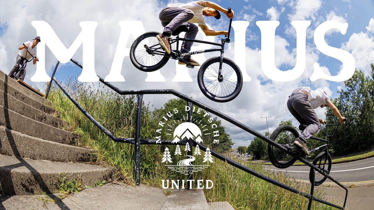 More wild clips from Marius!<br /><br />NEW DIG APPAREL https://shop.digbmx.com/collections/APPAREL-AND-MORE<br />-----<br /><br />After dropping the sickest video earlier this year, Marius Dietsche is back with a four minute video to celebrate the release of his signature frame through United. Mostly filmed around the time of his DIG 'Hell Nah' section there's yet more wild clips in this one. It is Marius after all!<br /><br />Watch the video and then go check out his frame - https://shorturl.at/y3GLn<br /><br />In conjuction with https://unitedbikeco.com/ @unitedbikeco <br /><br />Video by Nuts & Bolts<br /><br />-----<br />Visit our website for more BMX videos - http://digbmx.com <br /><br />SUPPORT PROJECT X https://shop.digbmx.com/collections/project-x <br />SUBSCRIBE to the DIG channel for more videos - http://bit.ly/DigBMX<br /><br /> ● Facebook - https://facebook.com/digbmx <br /> ● Instagram - https://instagram.com/digbmx <br /><br />#BMX #DIGBMX