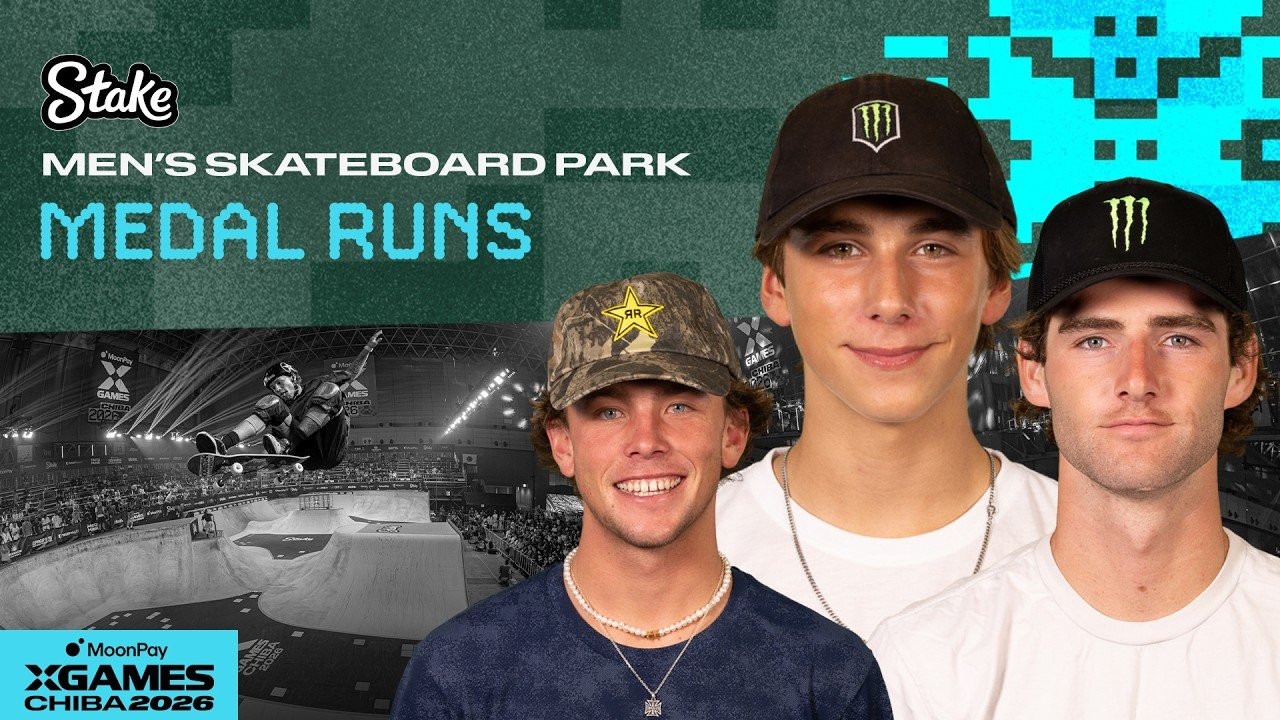 Watch the Top 3 Medal Runs from Stake Men's Skateboard Park competition from MoonPay X Games Chiba 2026!<br /><br />Men's Skateboard Park Medalists:<br />🥇 Egoitz Bijueska<br />🥈 Tom Schaar<br />🥉 Keegan Palmer<br /><br />Park is a style of skateboarding that takes place on a smooth, curving course featuring a mix of bowls, quarterpipes and other transition-style obstacles. Skateboarders generate speed using the transitions and use the vertical sections to launch into the air for tricks like 540s, flips and grinds. Judging is based on overall impression, taking into account difficulty, originality, amplitude, variety and style throughout the run.<br /><br />____<br /><br />X Games — your destination for all things action sports, music, lifestyle and everything in between. <br /><br />Visit our official homepage at http://xgames.com for more coverage and highlights.<br /><br />SUBSCRIBE: https://www.youtube.com/XGames<br /><br />Check us on Social @XGames:<br /><br />✖️ Instagram ► https://instagram.com/xgames<br />✖️ TikTok ► https://www.tiktok.com/@XGames<br />✖️ X/Twitter ► https://x.com/xgames<br />✖️ Facebook ► https://facebook.com/XGames<br />✖️ Twitch ► https://www.twitch.tv/xgames<br />✖️ Snapchat ► @xgames<br /><br />Thanks for watching #XGames!