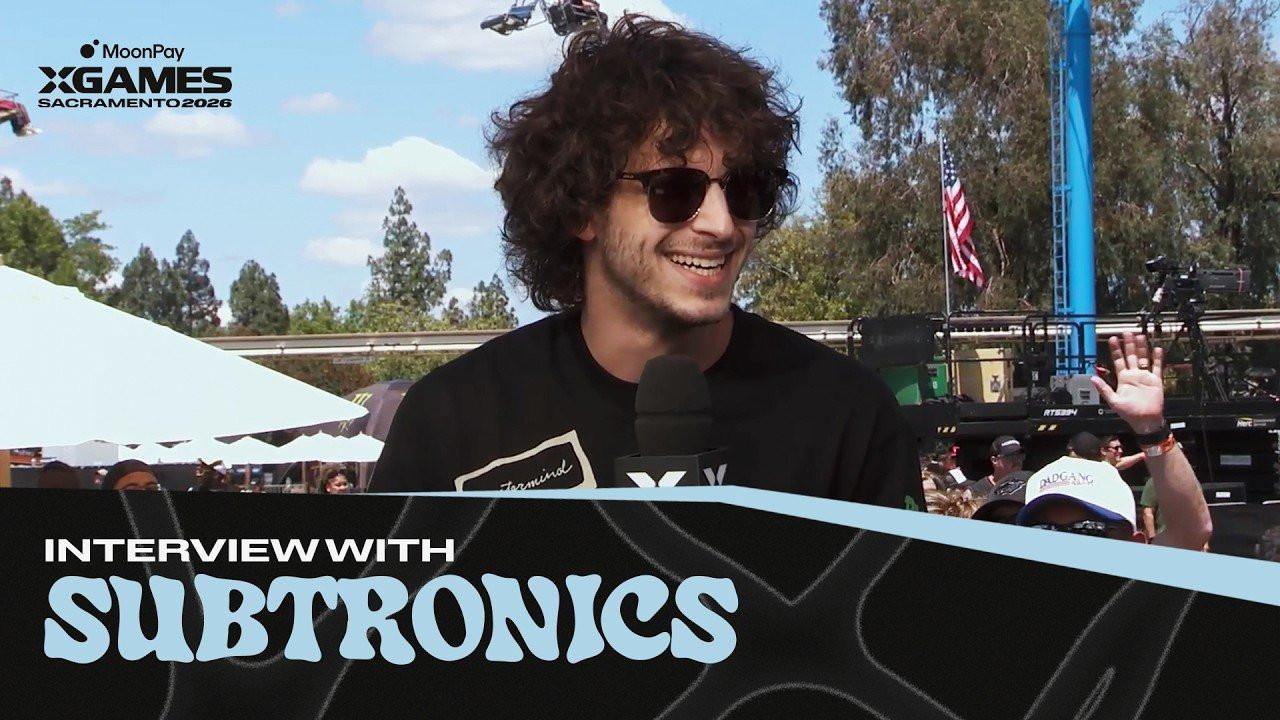 Dubstep titan Subtronics (Jesse Kardon) joins Selema Masekela at MoonPay X Games Sacramento 2026 to discuss the high-intensity connection between bass music and action sports.<br /><br />From his obsession with technical sound design to his rise as a global electronic music powerhouse, Subtronics explores why the "all-or-nothing" energy of the X Games resonates so deeply with his community. He opens up about his creative process, the adrenaline of performing for action sports fans, and the shared passion for pushing boundaries.<br /><br />In this interview:<br />✖️ Technical Mastery: Subtronics discusses the parallel between mastering complex sound design and athletes perfecting world-first tricks.<br />✖️ The Energy of X: Why the intensity of a heavy dubstep set mirrors the high-stakes environment of the X Games course.<br />✖️ Creative Evolution: A look at Jesse’s journey from a dedicated producer to one of the most influential names in electronic music.<br /><br />____<br /><br />X Games — your destination for all things action sports, music, lifestyle and everything in between. <br /><br />Visit our official homepage at http://xgames.com for more coverage and highlights.<br /><br />SUBSCRIBE: https://www.youtube.com/XGames<br /><br />Check us on Social @XGames:<br /><br />✖️ Instagram ► https://instagram.com/xgames<br />✖️ TikTok ► https://www.tiktok.com/@XGames<br />✖️ X/Twitter ► https://x.com/xgames<br />✖️ Facebook ► https://facebook.com/XGames<br />✖️ Twitch ► https://www.twitch.tv/xgames<br />✖️ Snapchat ► @xgames<br /><br />Thanks for watching #XGames!