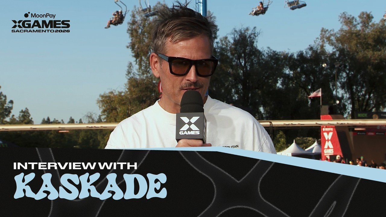 Electronic music legend Kaskade (Ryan Raddon) joins Selema Masekela at MoonPay X Games Sacramento 2026 to discuss the deep synergy between music and action sports.<br /><br />From his roots as a young skater in Chicago to his status as a global festival headliner, Kaskade breaks down why musicians and athletes share the same "independent" DNA. He opens up about his own history with skating, his love for surfing, and the evolution of electronic music from underground warehouse parties to closing out Coachella.<br /><br />In this interview:<br /><br />✖️ Skateboarding Roots: Kaskade discusses growing up skating in Chicago and the "rite of passage" of his first broken ankle.<br />✖️ The "Outlier" Mentality: Why musicians and X Games athletes are both independent creators who spend countless hours alone mastering their craft.<br />✖️ Electronic Music Evolution: A look back at Kaskade’s journey from niche boutique clubs to performing on the world’s biggest stages.<br />✖️ X Games Memories: Reflections on his performance at X Games Ventura 2024 and the connection between the DJ booth and the skate park.<br /><br />____<br /><br />X Games — your destination for all things action sports, music, lifestyle and everything in between. <br /><br />Visit our official homepage at http://xgames.com for more coverage and highlights.<br /><br />SUBSCRIBE: https://www.youtube.com/XGames<br /><br />Check us on Social @XGames:<br /><br />✖️ Instagram ► https://instagram.com/xgames<br />✖️ TikTok ► https://www.tiktok.com/@XGames<br />✖️ X/Twitter ► https://x.com/xgames<br />✖️ Facebook ► https://facebook.com/XGames<br />✖️ Twitch ► https://www.twitch.tv/xgames<br />✖️ Snapchat ► @xgames<br /><br />Thanks for watching #XGames!