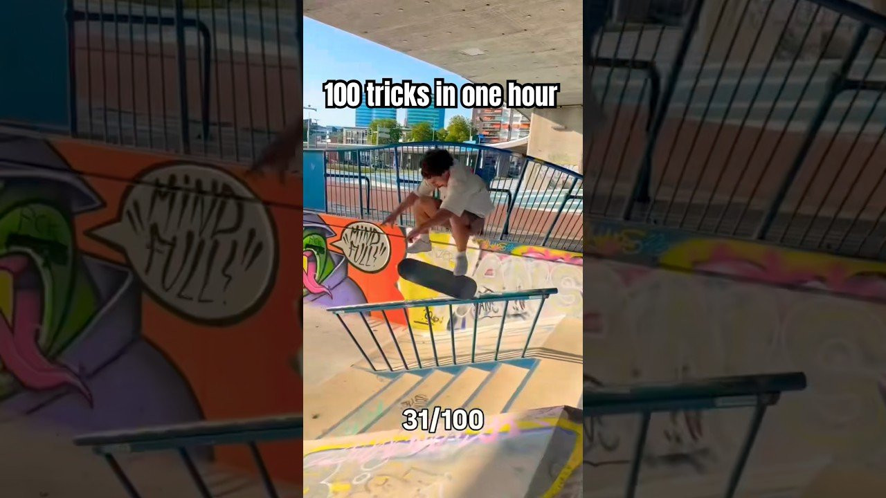 100 tricks, one skatepark 👏🔐<br /><br />Follow em! 👉 https://www.instagram.com/douwemacare?igsh=NTc4MTIwNjQ2YQ==