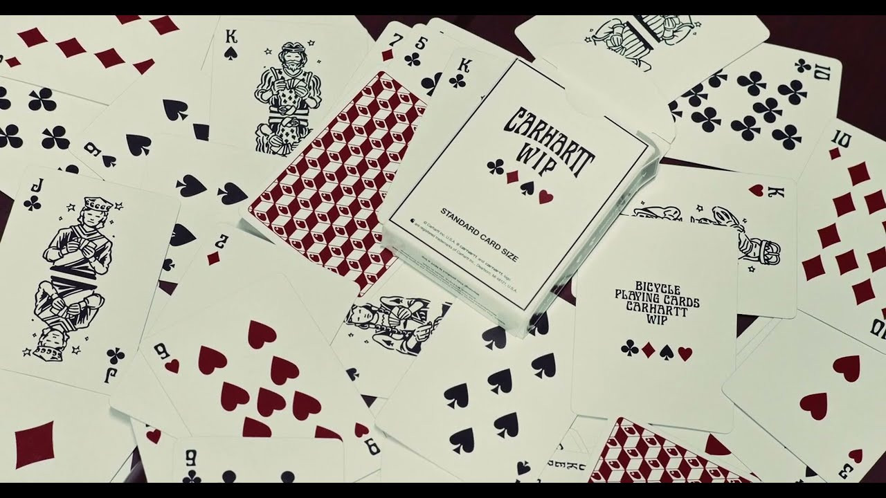 Playing Card collection for FW26, including hoodies, t-shirts, a sterling silver pendant necklace, and matching custom playing deck from Bicycle® Playing Cards. <br /><br />More from Carhartt WIP<br />Official website: https://www.carhartt-wip.com/<br />Instagram: https://www.instagram.com/carharttwip/<br />TikTok: https://www.tiktok.com/@carharttwip