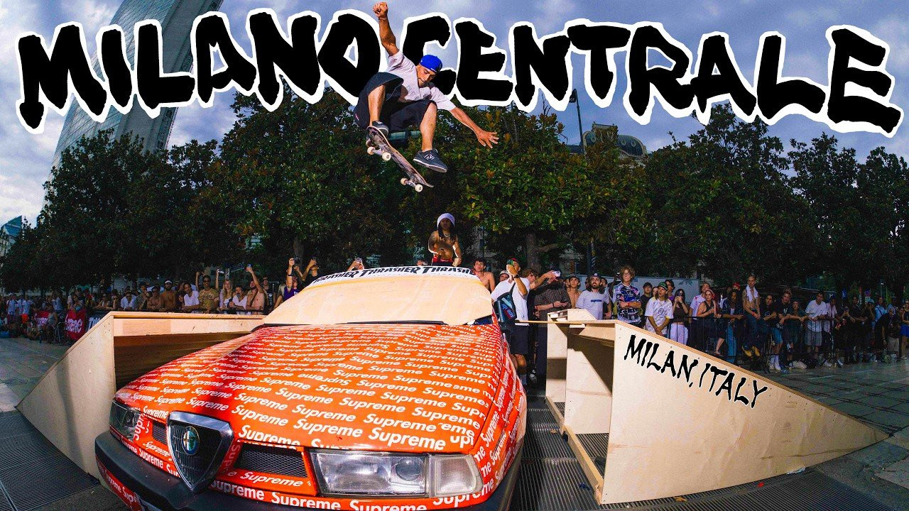 The stars descended on Milan’s notorious plaza for a fired-up session. Tiago, Casper, Carlos, K‑Walks, and a roll call of top dogs put on one helluva show.<br /><br />Keep up with Thrasher Magazine here:<br />http://www.thrashermagazine.com<br />http://www.facebook.com/thrashermagazine<br />http://www.instagram.com/thrashermag<br />http://www.x.com/thrashermag