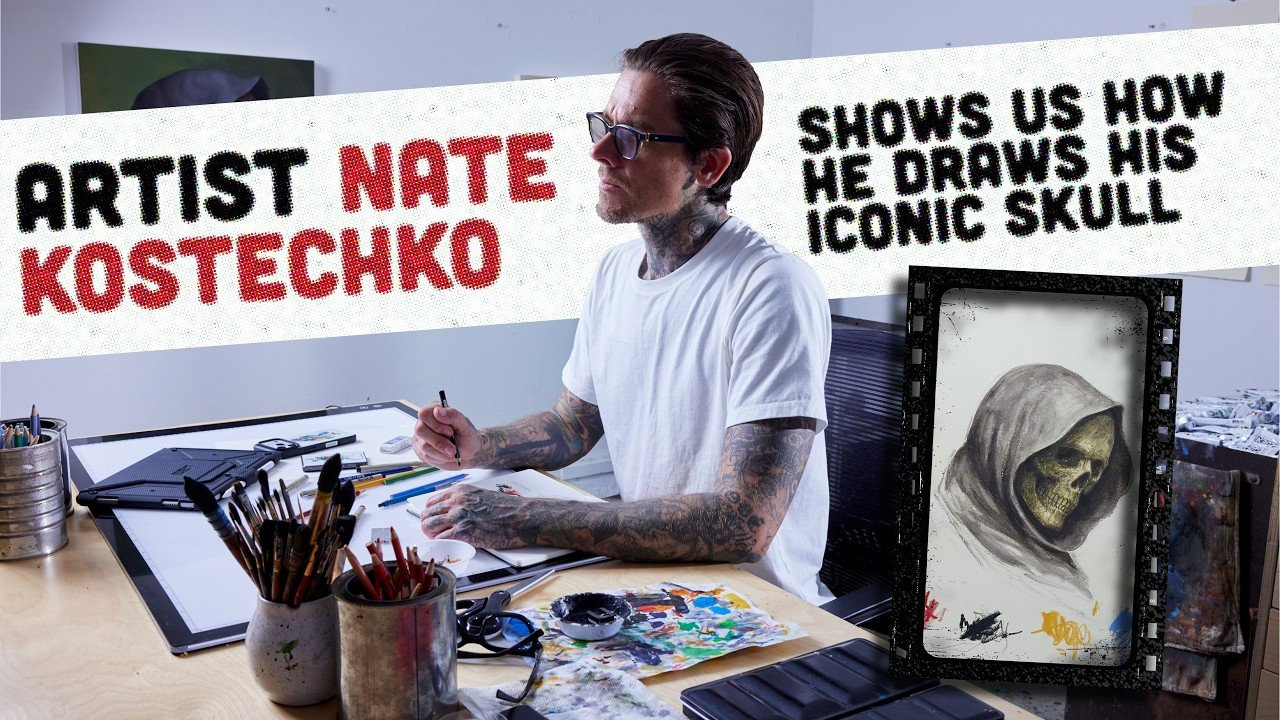 In this interview, Nathan walks us through how he creates one of his most recognizable designs while sharing insights into his career, inspiration, and life as an artist.<br /><br />If you enjoyed the video, be sure to like, comment, and subscribe for more interviews with artists, photographers, filmmakers, skateboarders, surfers, snowboarders, and other creatives.<br /><br />Read more stories and support independent print media:<br /><br />https://yuthmag.com<br /><br />Follow Yüth:<br />Instagram: <br />https://instagram.com/yuthmagazine<br /><br />Follow UAG:<br />https://www.instagram.com/urbanarmorgear?igsh=NTc4MTIwNjQ2YQ==<br /><br />Follow Nate:<br />https://www.instagram.com/nathan_kostechko?igsh=NTc4MTIwNjQ2YQ==<br /><br /><br />#NathanKostechko #Art #Drawing #ArtistInterview #SkullArt #Illustration #CreativeProcess #YuthMagazine