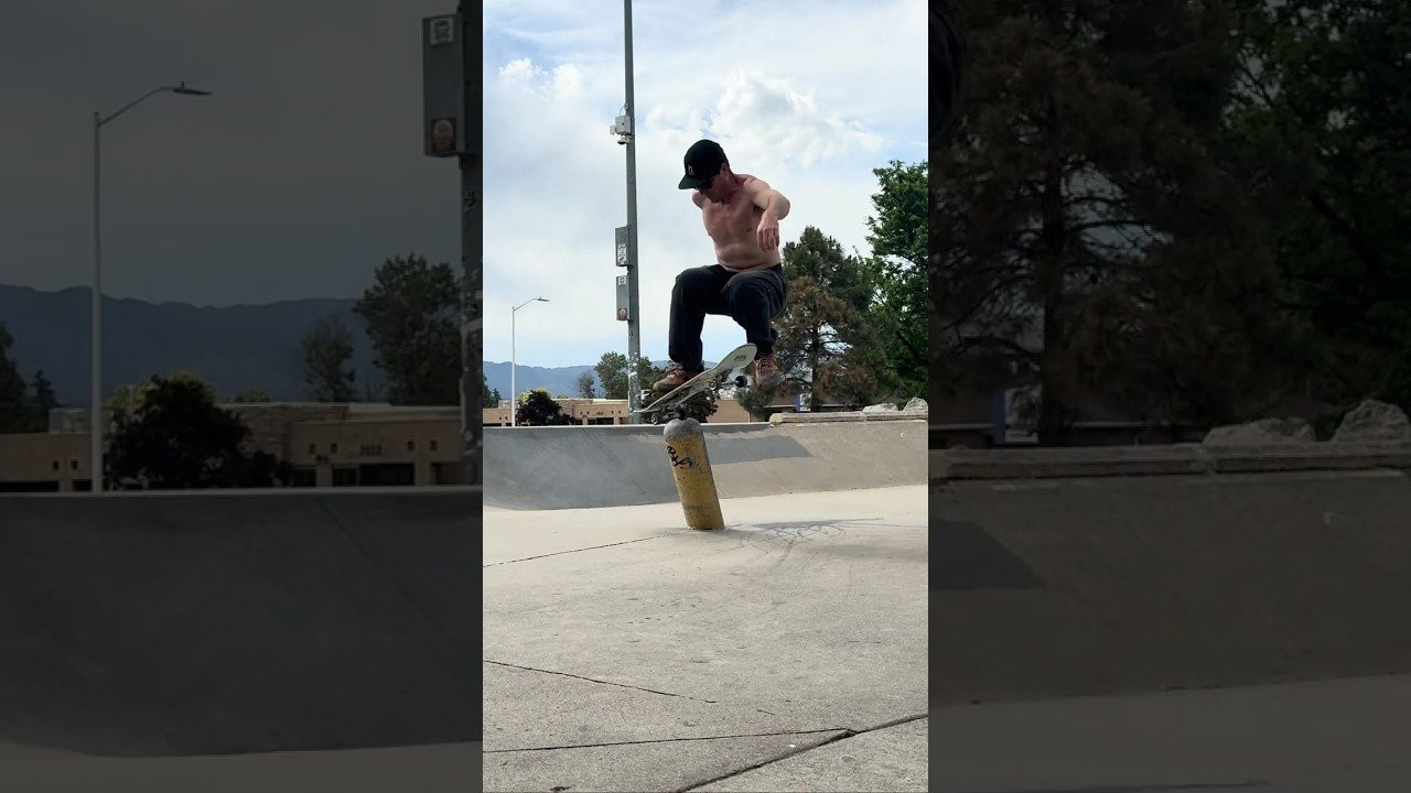 No Comply Smith Pole Jam at Memorial Skatepark by Ryan Heier in Colorado Springs. Filmed for Ritual Skateboards.<br /><br />#NoComply #RitualSkateboards #RyanHeier #Shorts #Skateboarding