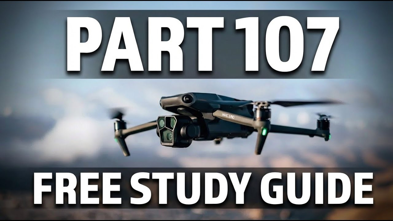 FREE Part 107 Study Guide- FAA Drone Certification Exam 2026<br /><br />Want to earn your Part 107 license to fly drones commercially? This video is for you! This comprehensive study guide will better prepare you for your FAA exam by going in depth on some of the more complex topics as well as review sample questions you might see on your exam!<br /><br />**NEW** Part 107 Practice Test Bundle- https://www.matt-kendall.com/shop/p/part-107-practice-test-bundle<br /><br />Airspace Cheat Sheet- https://www.matt-kendall.com/shop/p/airspace-cheat-sheet<br /><br />Navigate Airspace & Sectional Charts- https://www.matt-kendall.com/shop/p/navigating-airspace-sectional-charts<br /><br />Purchase My Slides From This Video!- https://www.matt-kendall.com/blog-1/free-2024-drone-certification-course-part-107<br /><br />Links To What We’ve Covered <br />Register Your Drone- faadronezone.faa.gov<br />Schedule Your Exam & Find Your Nearest Testing Facility: https://faa.psiexams.com/faa/login<br /><br />Need More Practice? Purchase More Study Materials Here!<br /><br />2026 FAR/AIM: https://geni.us/QFNi<br />Test Prep Option 1: https://geni.us/ue9lHCO<br />Test Prep Option 2: https://geni.us/QLeyh<br />Foldable Reference Guide: https://geni.us/jij0Jp<br /><br />Remote ID Module I Recommend: https://geni.us/PDEs7<br />External Beacon Light: https://geni.us/RKZ23h<br />Handheld ICOM Radio: https://geni.us/y0SIq<br /><br />I've recently partnered with UAV Coach to help you pass your Part 107 Exam! If you're looking for more study outside of my video, consider purchasing their course as well!<br /><br />Drone Pilot Ground School Course- https://learn.uavcoach.com/a/aff_bjx6x7v1/external?affcode=23044_chsscxwr<br /><br />More advanced courses:<br /><br />UAV Coach: https://learn.uavcoach.com/a/aff_22l0h1m4/external?affcode=23044_chsscxwr<br /><br />Drone Mapping Essentials: https://learn.uavcoach.com/a/aff_y3q3scf2/external?affcode=23044_chsscxwr<br /><br /><br />My Website- https://www.matt-kendall.com<br /><br />My IG- https://www.instagram.com/matt.kendall95/<br /><br />My Gear- https://kit.co/mattkendall<br /><br />DISCLAIMER:<br />This video is for educational purposes only and is not affiliated with or endorsed by the Federal Aviation Administration (FAA). All information is based on publicly available FAA regulations and guidance at the time of recording. Regulations are subject to change. Always verify current rules and requirements directly with the FAA before conducting flight operations or taking the Part 107 exam.<br /><br /><br />AFFILIATE DISCLOSURE:<br />This video and description may contain affiliate links, which means that if you click on one of the product links, I’ll receive a small commission. I won't put anything here that I haven't verified and/or personally used myself.<br /><br />Timeline<br />0:00 Intro<br />0:33 What is Part 107?<br />2:12 Recreational vs Commercial<br />2:45 About The FAA Exam<br />3:11 Recurrency Training<br />3:38 Part 107 Eligibility<br />4:00 Change of Address<br />4:20 Drone Registration<br />5:50 Remote ID<br />6:48 Crew Roles<br />9:03 Crew Resource Management<br />10:05 Risk Factors<br />11:02 Five Hazardous Attitudes<br />12:37 Drugs and Alcohol<br />13:33 Visual Line of Sight<br />14:39 Operating Limitations<br />15:30 AGL vs MSL<br />16:42 Operating Limitations Continued<br />18:07 Nighttime Operations<br />18:46 Visibility Requirements<br />19:13 Right-Of-Way Rules<br />19:35 In-Flight Emergencies<br />20:00 Damages to People or Property<br />20:40 Flying Drones Over People<br />21:05 Categories 1-4<br />26:33 Waivers<br />28:21 Flying Drones from a Car or Boat<br />28:50 Privacy & Payloads<br />29:12 Drone Delivery<br />29:43 Battery Fires<br />30:45 Quiz 1<br />34:49 National Airspace<br />35:42 Phonetic Alphabet<br />36:22 Class A Airspace<br />36:54 Class B Airspace<br />37:57 Class C Airspace<br />39:57 Class D Airspace<br />40:30 Class E Airspace<br />42:06 Class G Airspace<br />42:53 Quiz 2<br />46:09 Prohibited Areas<br />46:43 Restricted Areas<br />47:23 Warning Areas<br />47:47 Alert Areas<br />48:00 Military Operating Areas<br />48:41 Military Training Routes<br />49:05 Temporary Flight Restriction<br />49:49 National Parks<br />50:00 Which Airports Have Control Towers<br />50:22 Reading Airport Information<br />52:36 Reading Altitudes for Obstructions<br />53:38 Quiz 3<br />56:16 Latitude & Longitude On Sectional Charts<br />1:07:08 Airport Operations<br />1:07:55 Basic Traffic Patterns<br />1:10:00 Movement & Non-Movement Areas<br />1:11:06 Taxiways<br />1:11:25 Hold Short Marker<br />1:12:23 Runways<br />1:12:47 How Runways Are Numbered<br />1:13:44 Parallel Runways<br />1:14:15 Airport Signage<br />1:16:23 Quiz 4<br />1:19:25 Weather Basics<br />1:20:47 Wind<br />1:21:17 Air Masses<br />1:22:02 Fronts<br />1:23:21 Best Flying Conditions For Drones<br />1:23:37 Atmospheric Stability<br />1:24:18 Clouds & Visibility<br />1:25:03 Fog<br />1:26:35 Density Altitude<br />1:27:36 Thunderstorm Lifecycle<br />1:30:10 Hail<br />1:30:53 Microbursts<br />1:31:43 1800wxBrief<br />1:31:55 How To Read A METAR<br />1:37:00 How To Read A TAF<br />1:41:22 Quiz 5<br />1:43:15 Load Factor<br />1:46:27 Center of Gravity<br />1:47:49 Angle of Attack<br />1:48:33 Critical Angle of Attack<br />1:49:13 Stall Speed<br />1:50:12 Quiz 6<br />1:51:35 Refresher Questions<br />1:54:42 Tips For Studying<br />1:56:26 Outro