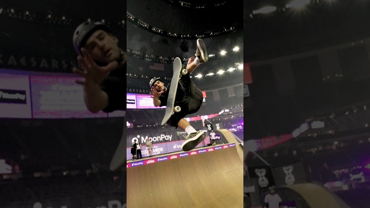 Tune in on ABC at 1pm CT to watch Tom and the boys compete for gold in MoonPay Men's Skateboard Vert at the MoonPay X Games League Championship