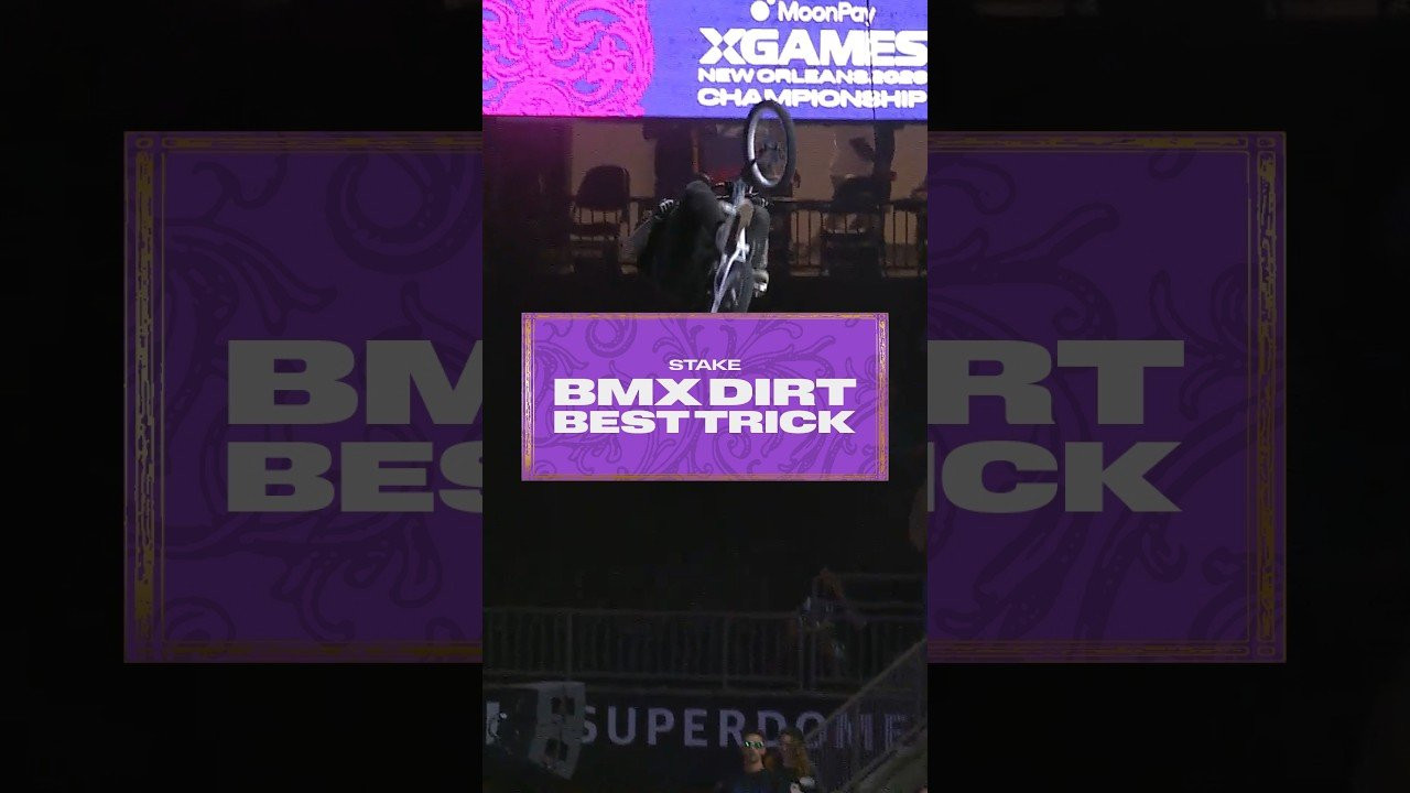 Brandon Loupos wins GOLD in @stake BMX Dirt Best Trick at the @moonpay X Games League Championship in NOLA! 🥇<br />____<br /><br />X Games — your destination for all things action sports, music, lifestyle and everything in between. <br /><br />Visit our official homepage at http://xgames.com for more coverage and highlights.<br /><br />SUBSCRIBE: https://www.youtube.com/XGames<br /><br />Check us on Social @XGames:<br /><br />✖️ Instagram ► https://instagram.com/xgames<br />✖️ TikTok ► https://www.tiktok.com/@XGames<br />✖️ X/Twitter ► https://x.com/xgames<br />✖️ Facebook ► https://facebook.com/XGames<br />✖️ Twitch ► https://www.twitch.tv/xgames<br />✖️ Snapchat ► @xgames<br /><br />Thanks for watching #XGames!