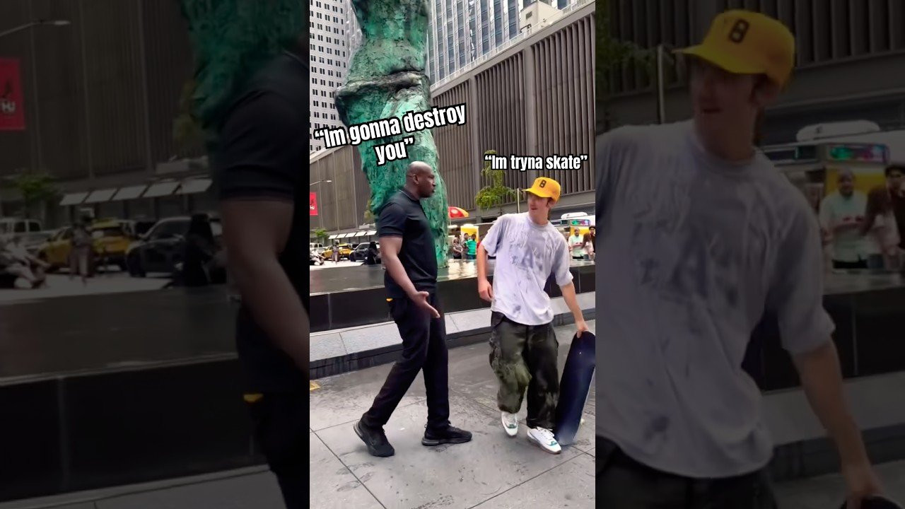 Skater 1 - super citizen 0 🤣<br /><br />Follow em! https://www.instagram.com/johnshanahanz?igsh=NTc4MTIwNjQ2YQ==