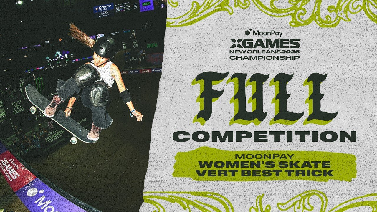 Watch the full MoonPay Women's Skateboard Vert Best Trick competition from MoonPay X Games League Summer Championship 2026!<br /><br />Competing Athletes:<br />✖️ Mia Kretzer<br />✖️ Asahi Kaihara<br />✖️ Mizuho Hasegawa<br />✖️ Juno Matsuoka<br />✖️ Lilly Stoephasius<br />✖️ Raicca Ventura<br /><br />____<br /><br />X Games — your destination for all things action sports, music, lifestyle and everything in between. <br /><br />Visit our official homepage at http://xgames.com for more coverage and highlights.<br /><br />SUBSCRIBE: https://www.youtube.com/XGames<br /><br />Check us on Social @XGames:<br /><br />✖️ Instagram ► https://instagram.com/xgames<br />✖️ TikTok ► https://www.tiktok.com/@XGames<br />✖️ X/Twitter ► https://x.com/xgames<br />✖️ Facebook ► https://facebook.com/XGames<br />✖️ Twitch ► https://www.twitch.tv/xgames<br />✖️ Snapchat ► @xgames<br /><br />Thanks for watching #XGames!