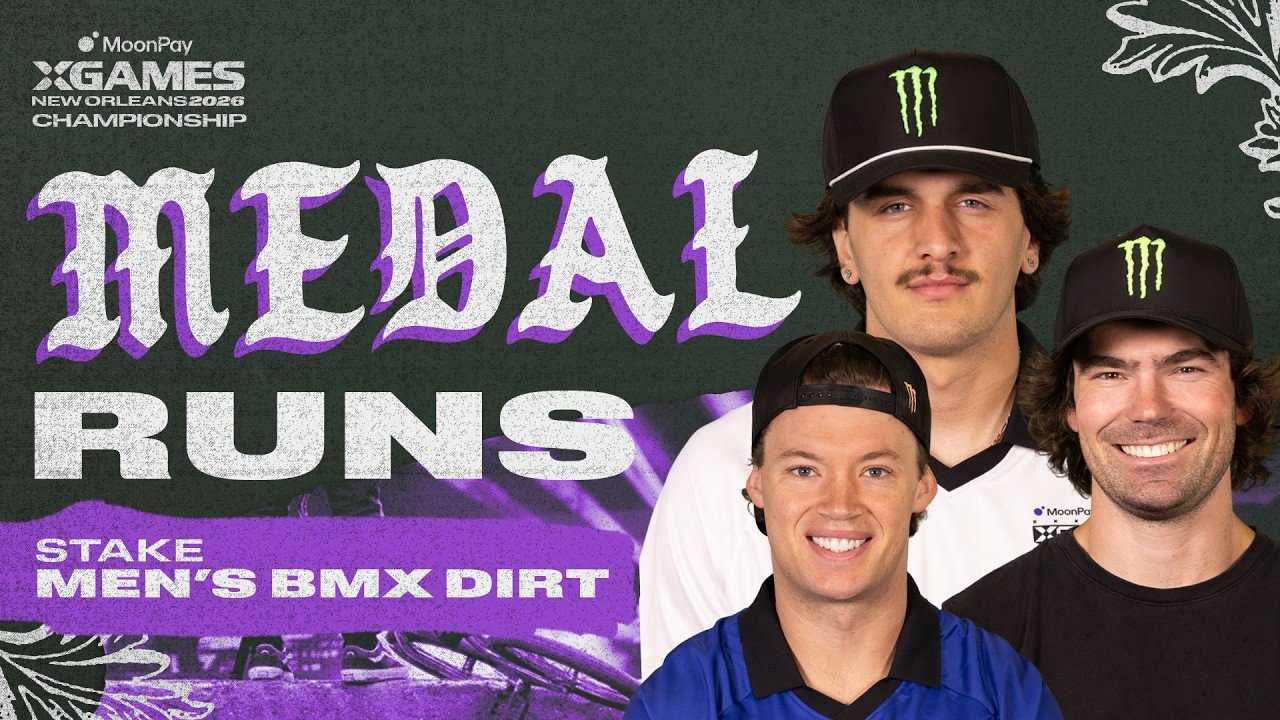 Watch the Top 3 Medal Runs from Stake Men's BMX Dirt competition at MoonPay X Games League Championship in NOLA 2026!<br /><br />Stake Men's BMX Dirt Medalists:<br />🥇 Brady Baker<br />🥈 Mike Varga<br />🥉 Ryan Williams<br />____<br /><br />X Games — your destination for all things action sports, music, lifestyle and everything in between. <br /><br />Visit our official homepage at http://xgames.com for more coverage and highlights.<br /><br />SUBSCRIBE: https://www.youtube.com/XGames<br /><br />Check us on Social @XGames:<br /><br />✖️ Instagram ► https://instagram.com/xgames<br />✖️ TikTok ► https://www.tiktok.com/@XGames<br />✖️ X/Twitter ► https://x.com/xgames<br />✖️ Facebook ► https://facebook.com/XGames<br />✖️ Twitch ► https://www.twitch.tv/xgames<br />✖️ Snapchat ► @xgames<br /><br />Thanks for watching #XGames!