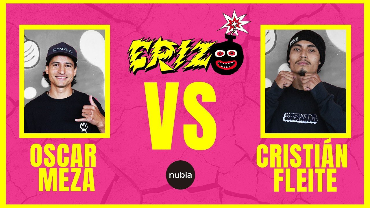 #ErizodeOllieshit sigue subiendo de nivel.<br /><br />En esta ocasión se enfrentan Óscar Mesa y Cristian Fleite, dos patinadores con estilos muy distintos, pero con el mismo objetivo: llevarse el tiro.<br /><br />De un lado, la experiencia, la técnica y un nombre que ha dejado huella en la escena. Del otro, un patinador que sigue demostrando por qué cada vez más gente tiene la mirada puesta en él.
